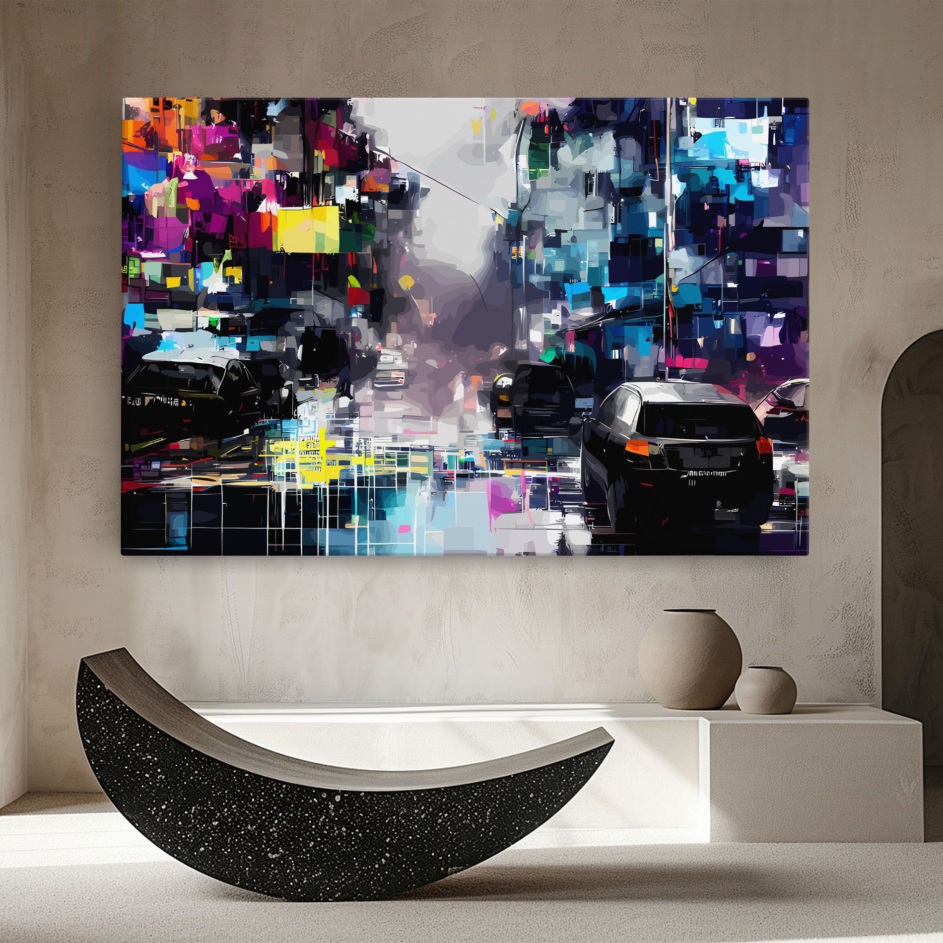 Grunge City Street mockup 8