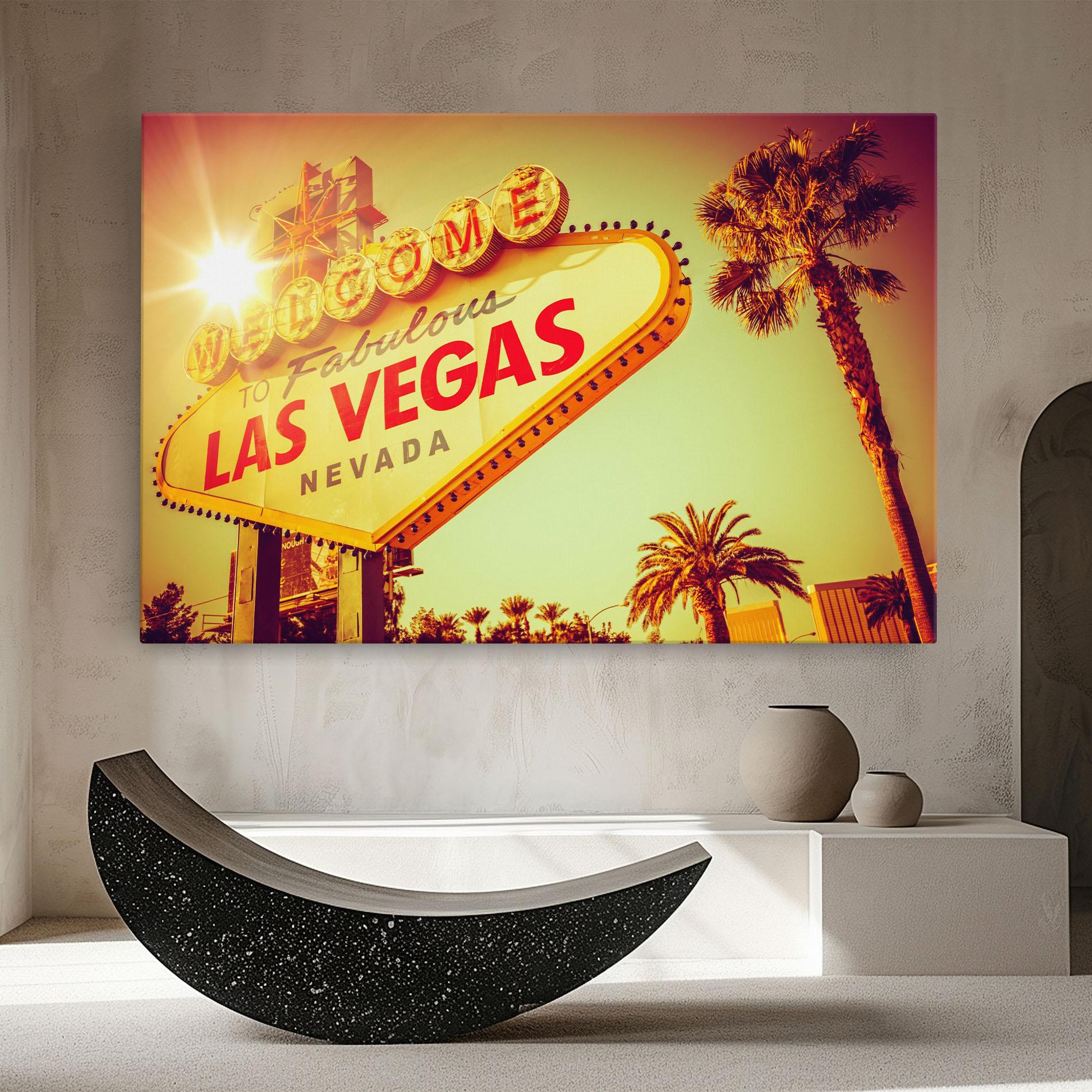 Leinwandbild Las Vegas Nevada mockup 8