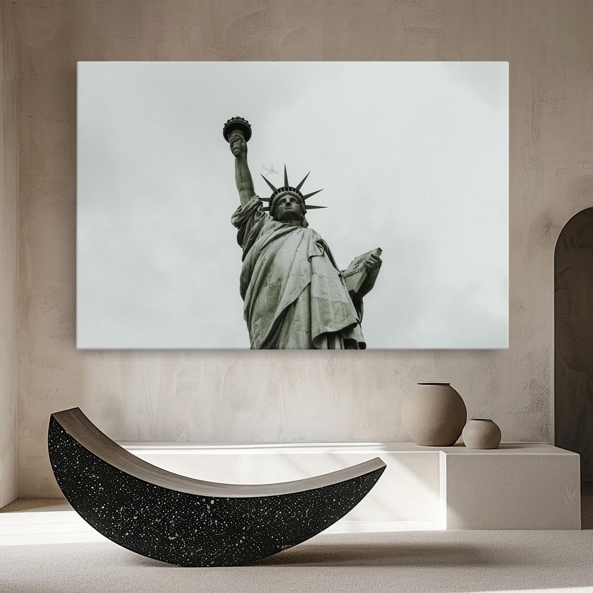 Leinwandbild Liberty Statue Day mockup 8
