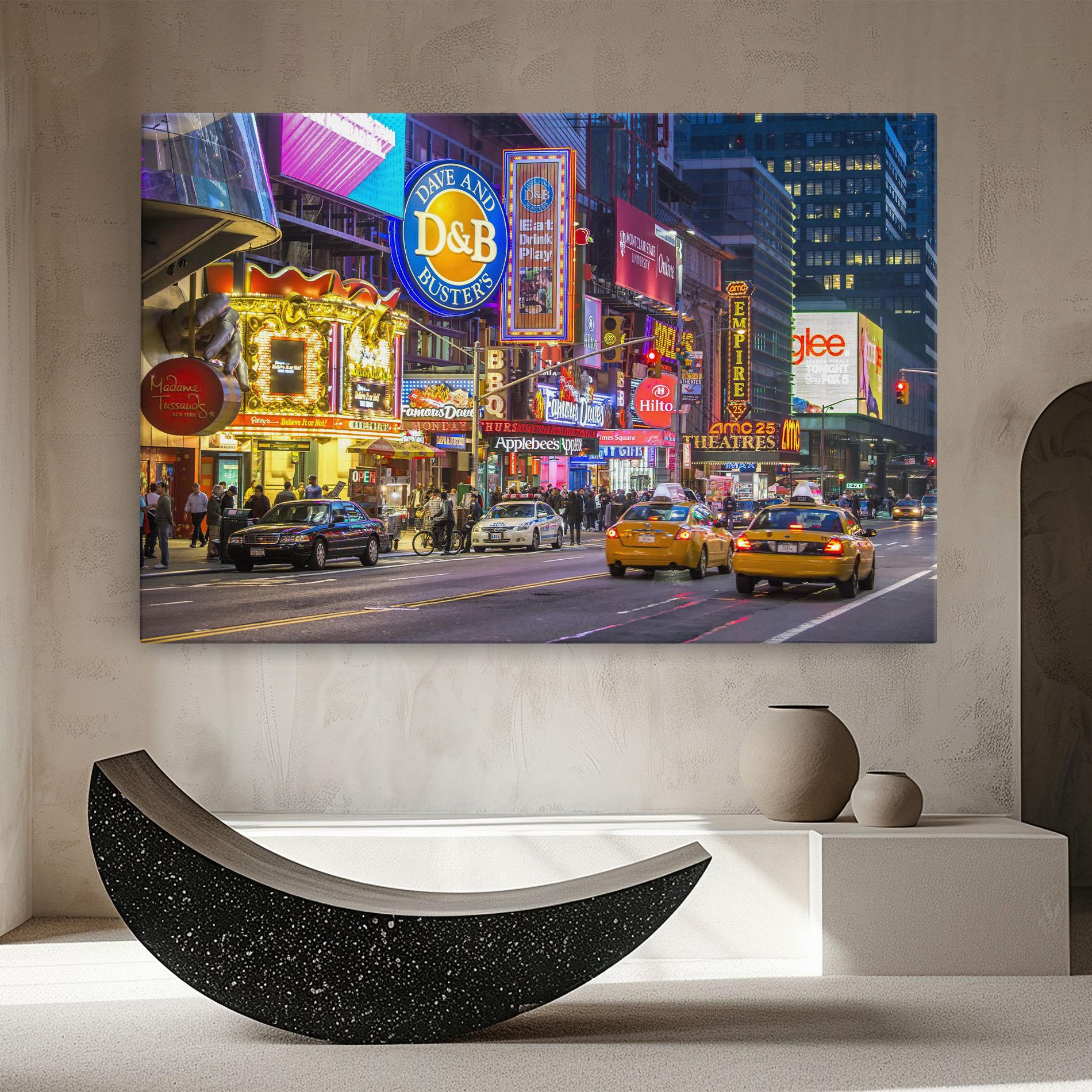 Leinwandbild New York Lights mockup 8