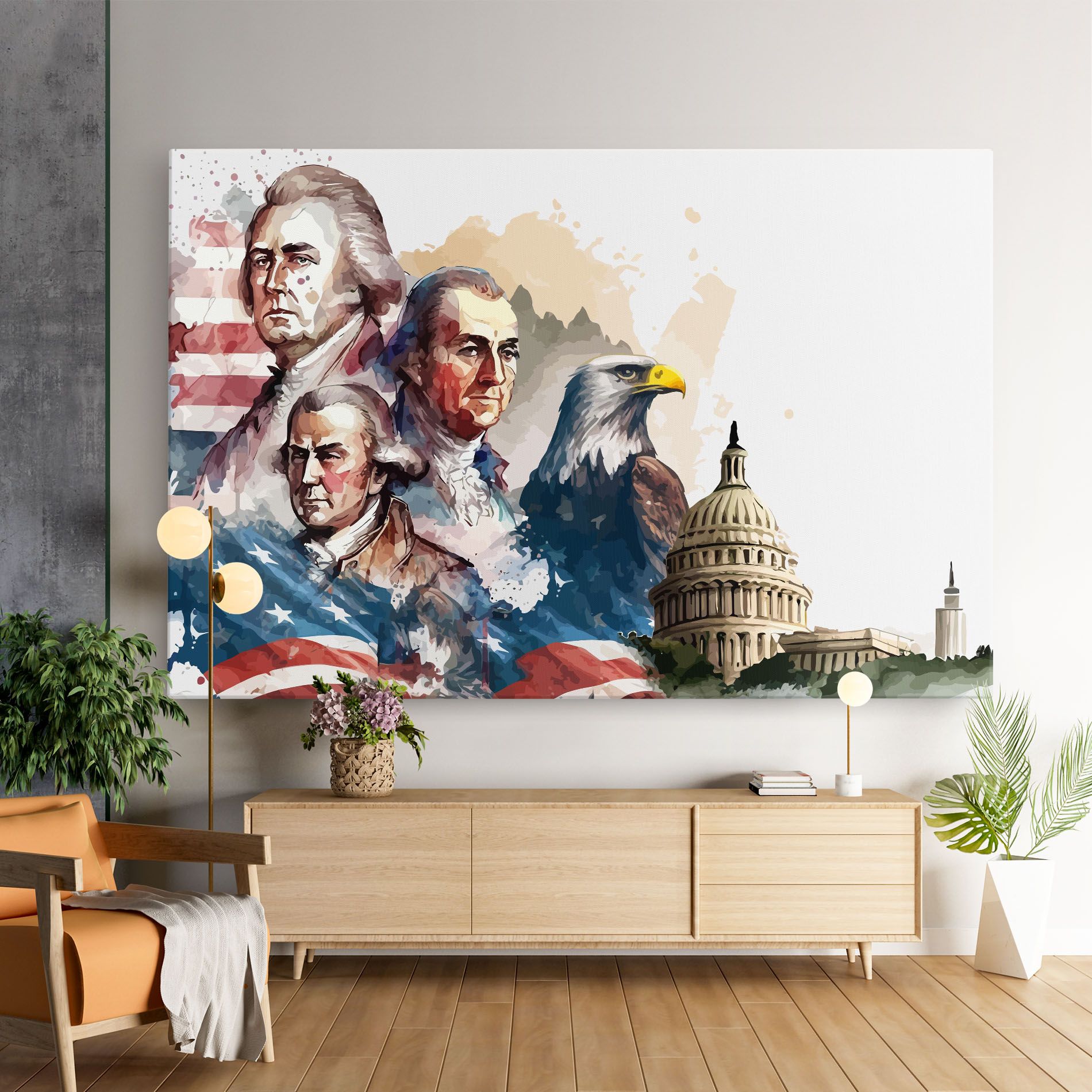 American Flag Art mockup 9