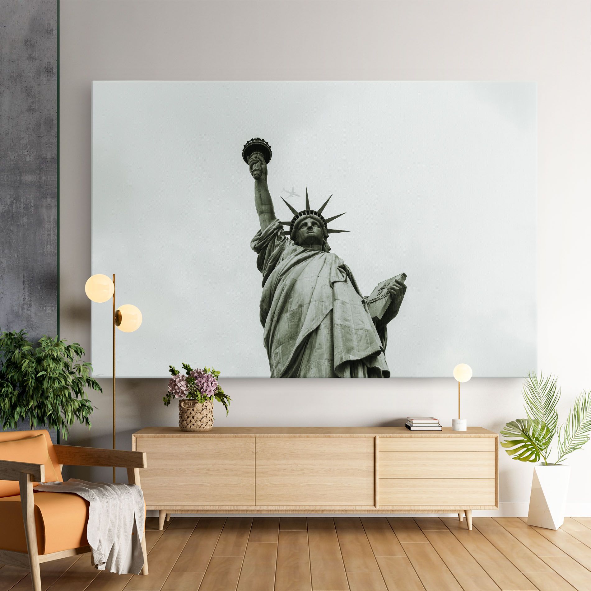 Liberty Statue Day mockup 9