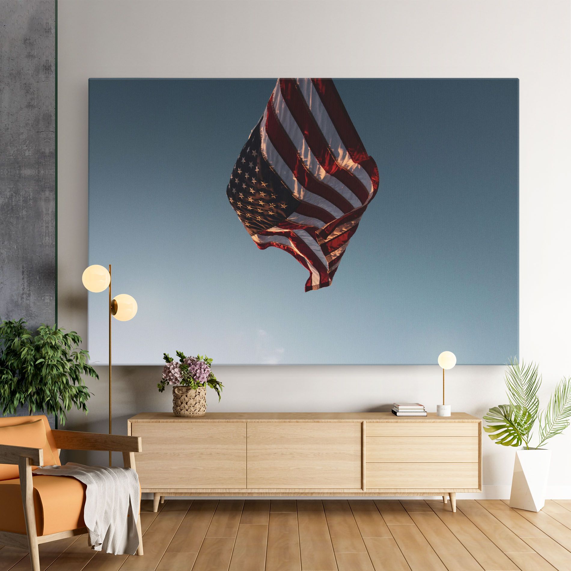 Usa Flag mockup 9