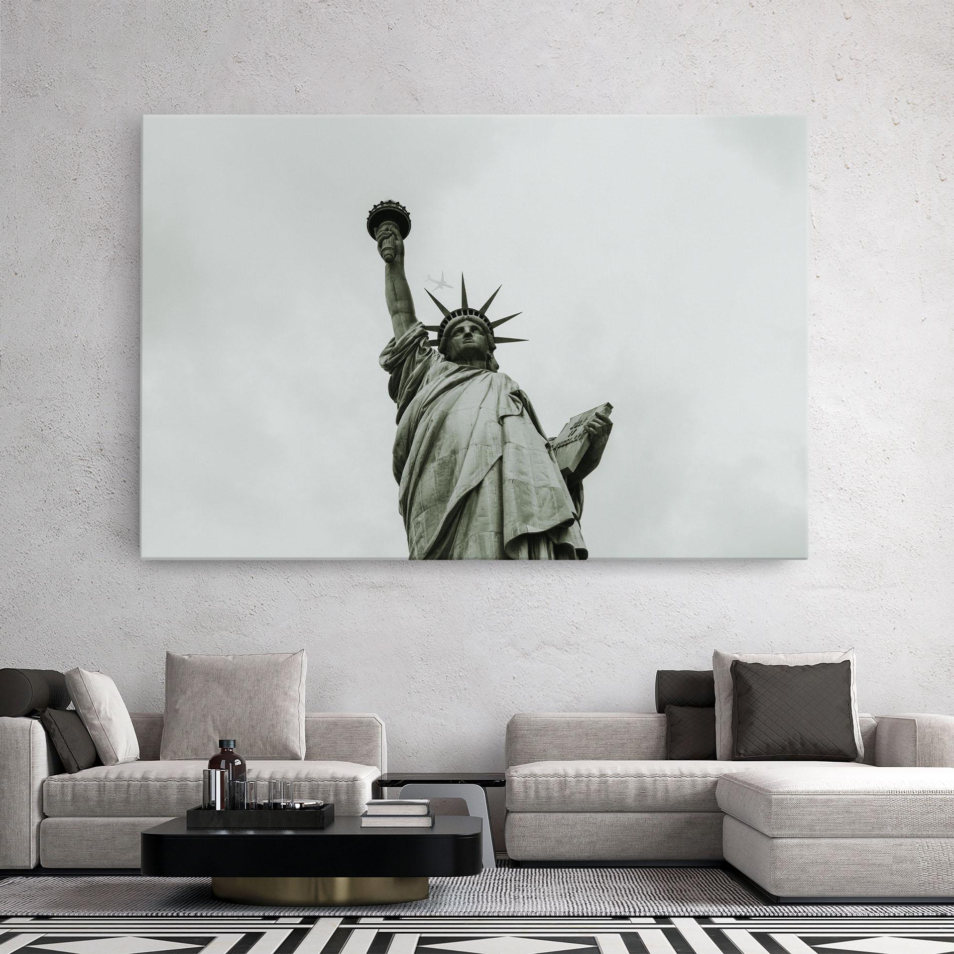 Leinwandbild Liberty Statue Day mockup 2
