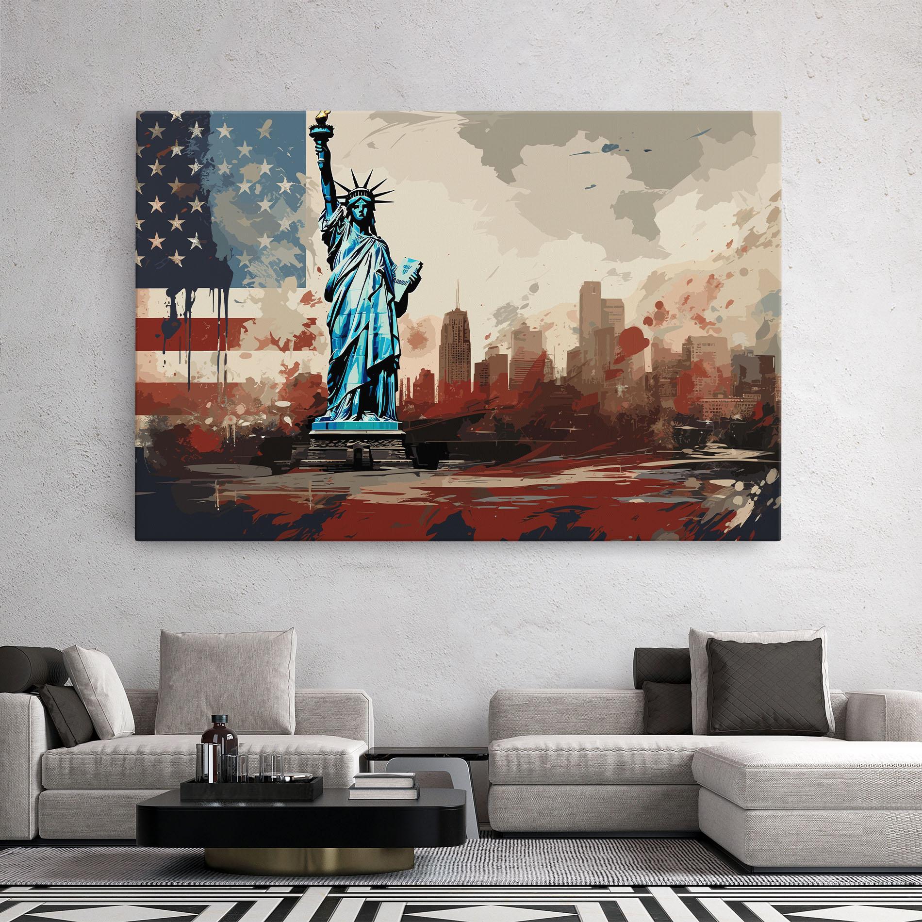 Leinwandbild Patriotism Cultural Art mockup 2