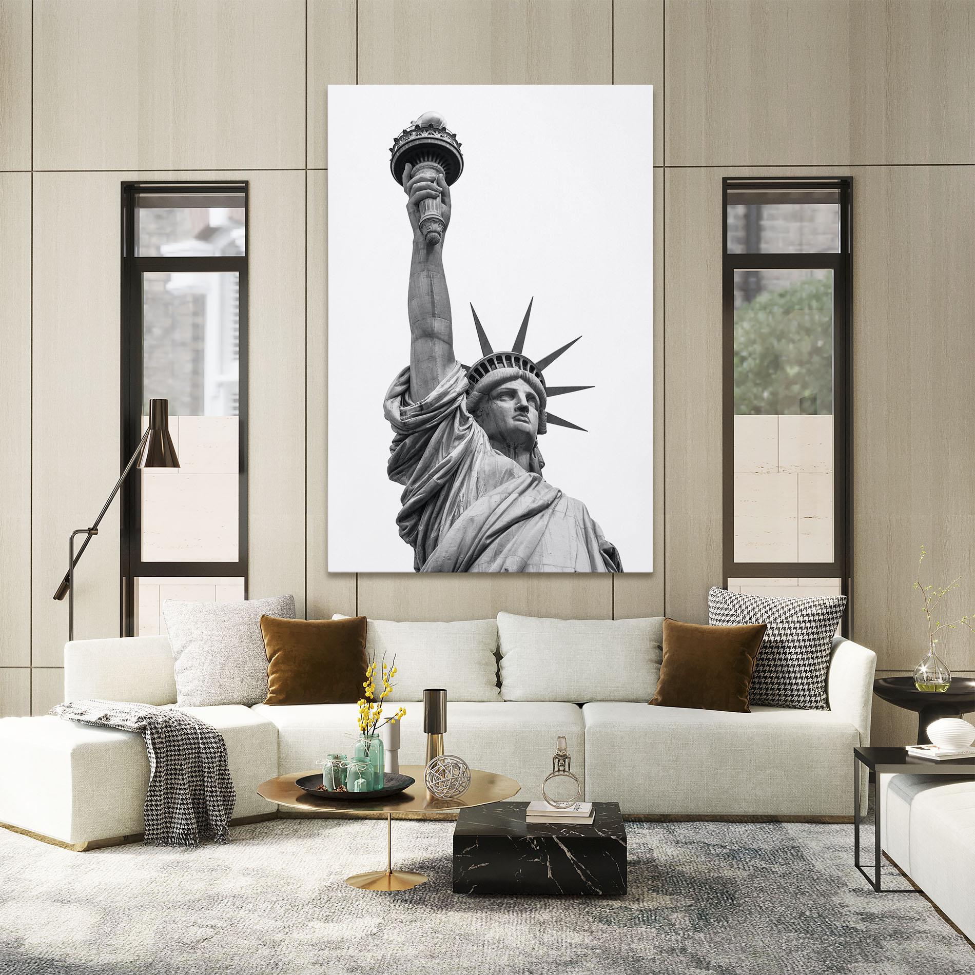 Leinwandbild Liberty Statue mockup 2