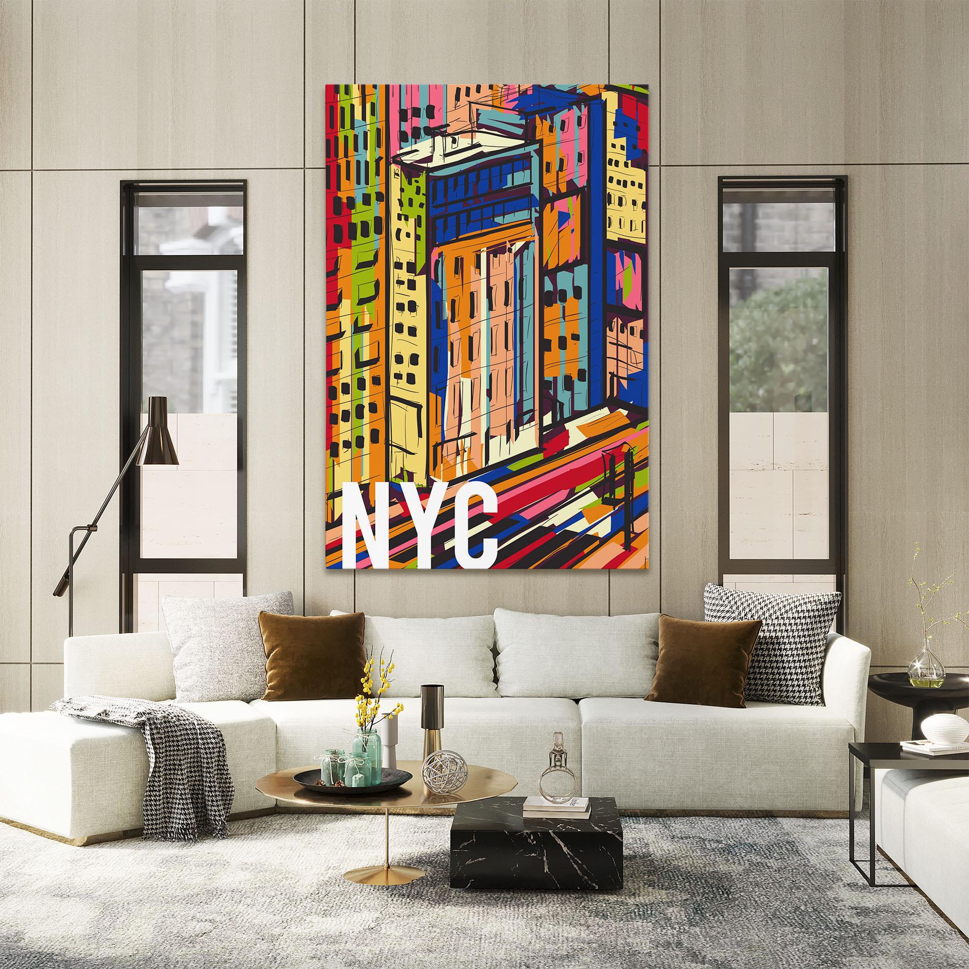 Leinwandbild New York City Art mockup 2
