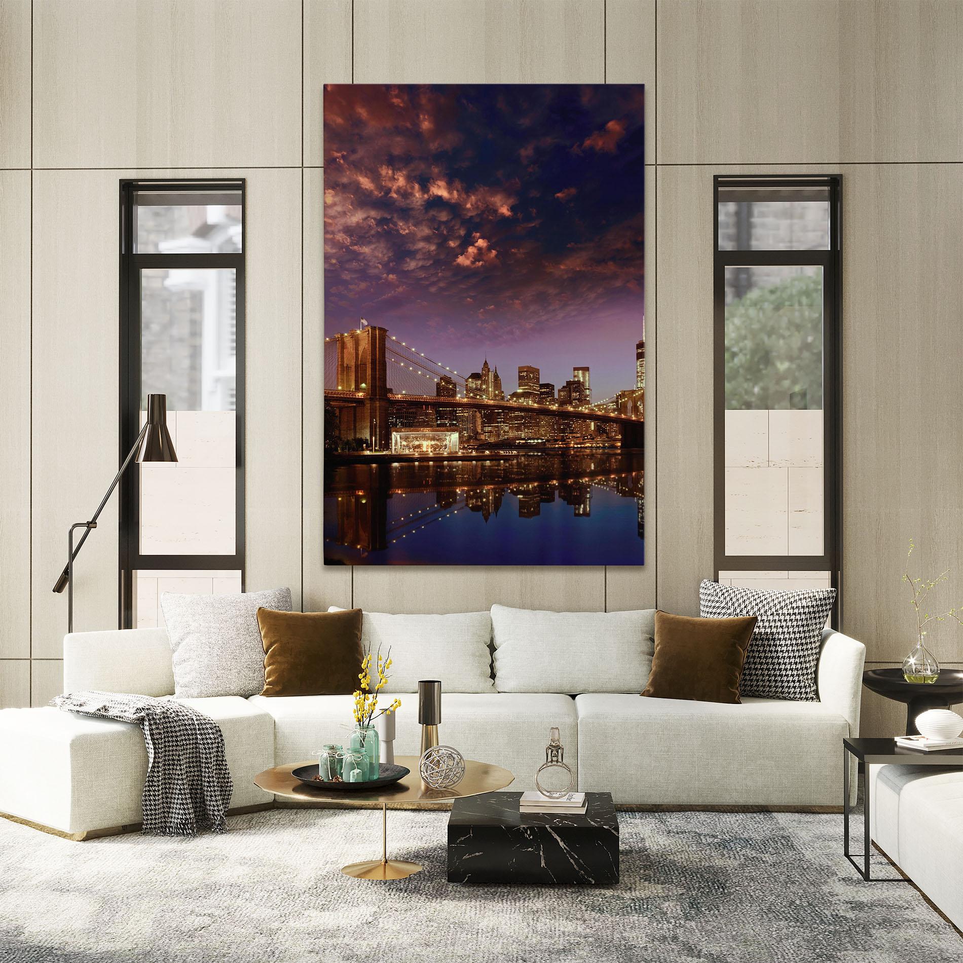 Leinwandbild Sunset New York mockup 2