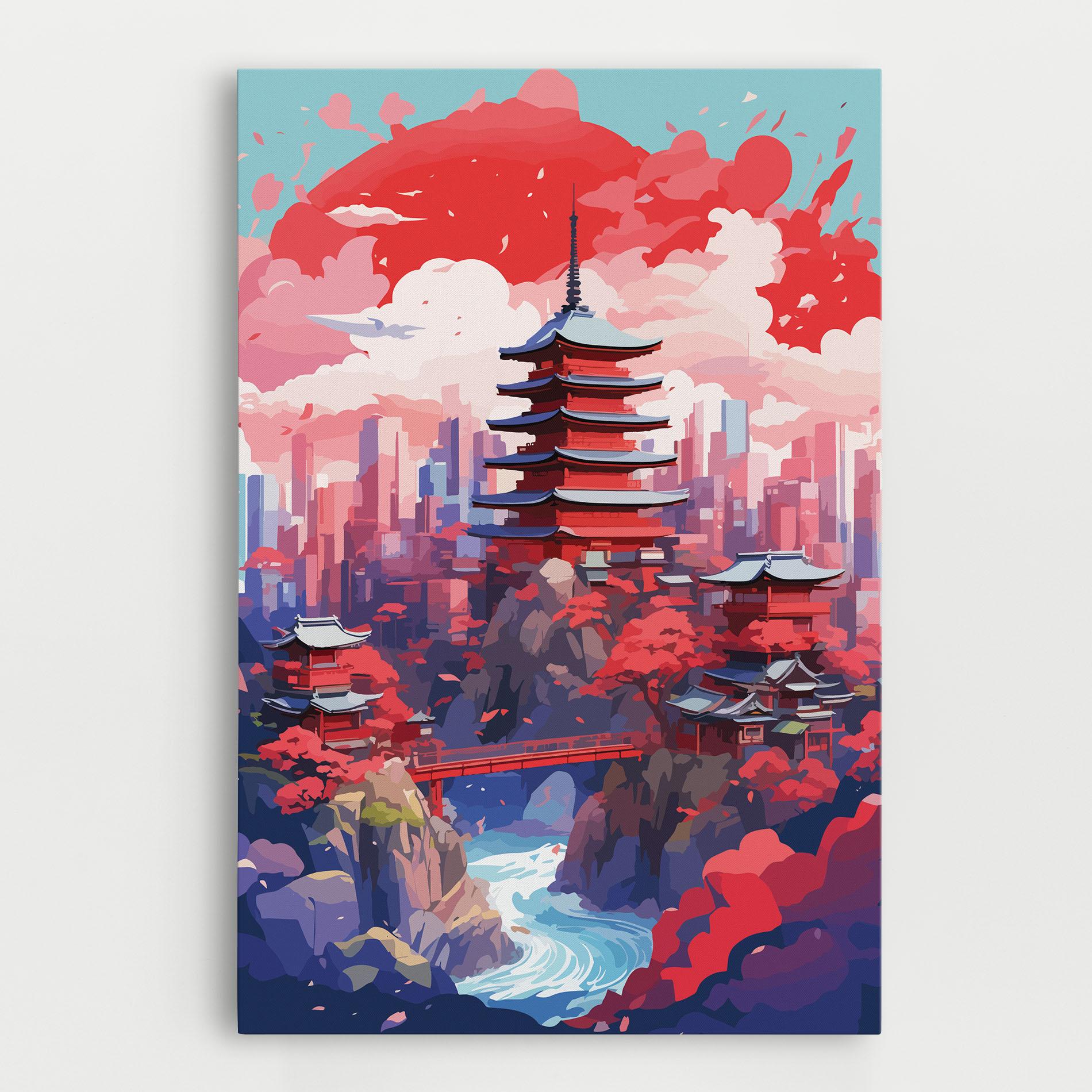 Leinwandbild City Style Art mockup 0