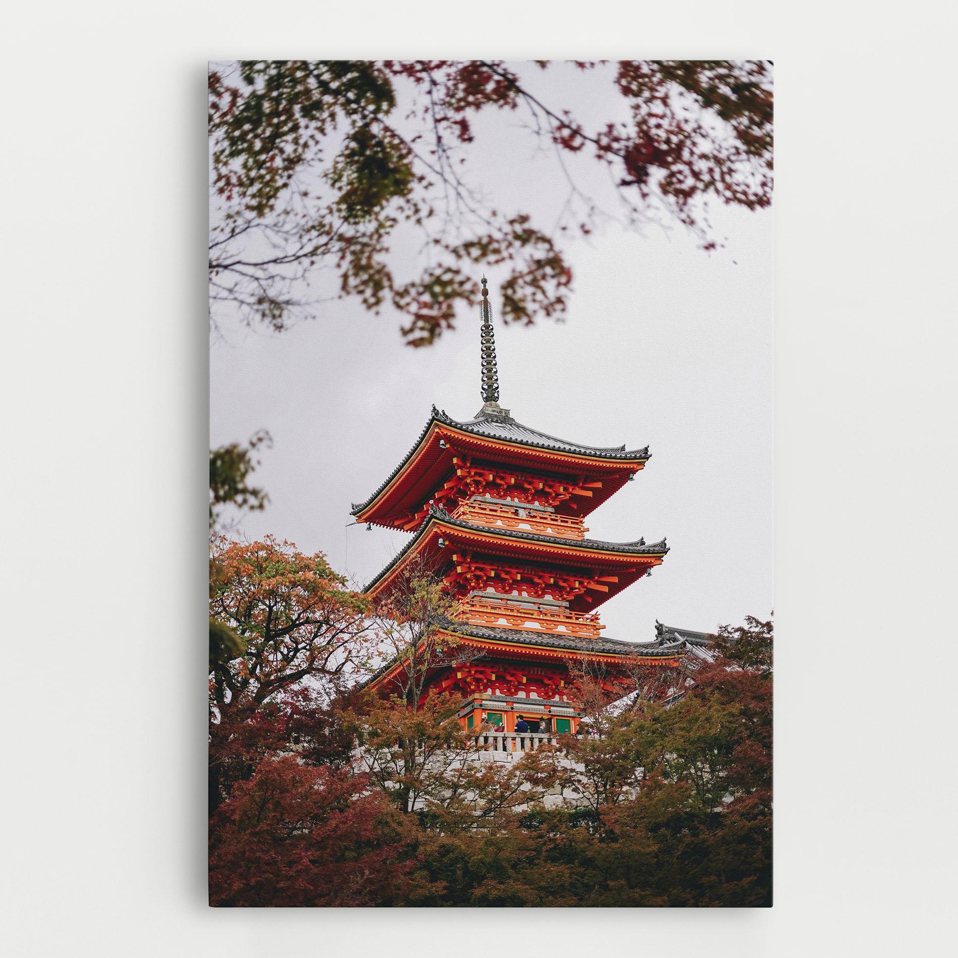 Leinwandbild Kiyomizu Dera mockup 0