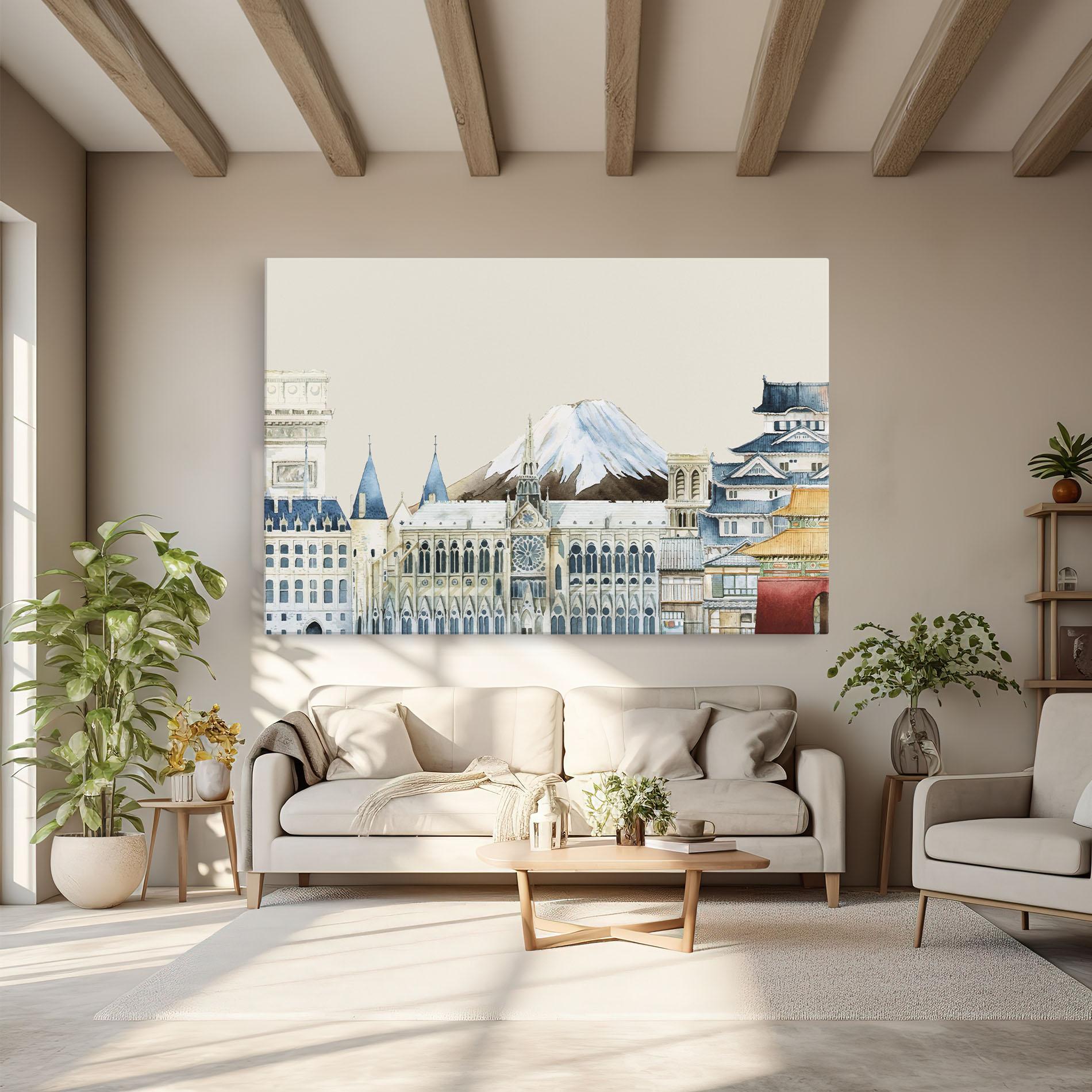 Leinwandbild City Mix mockup 6