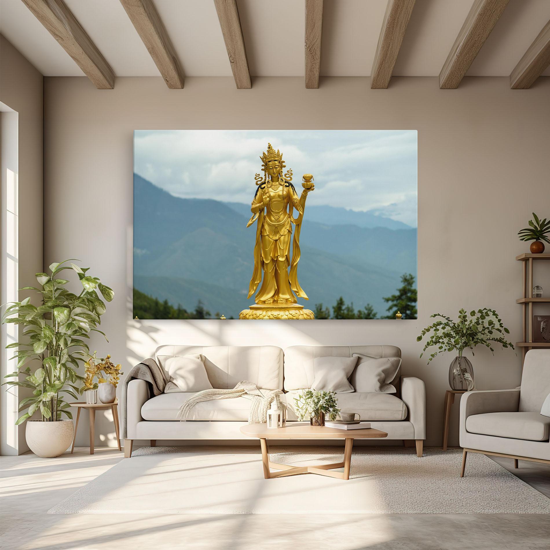 Leinwandbild Golden Tara mockup 6