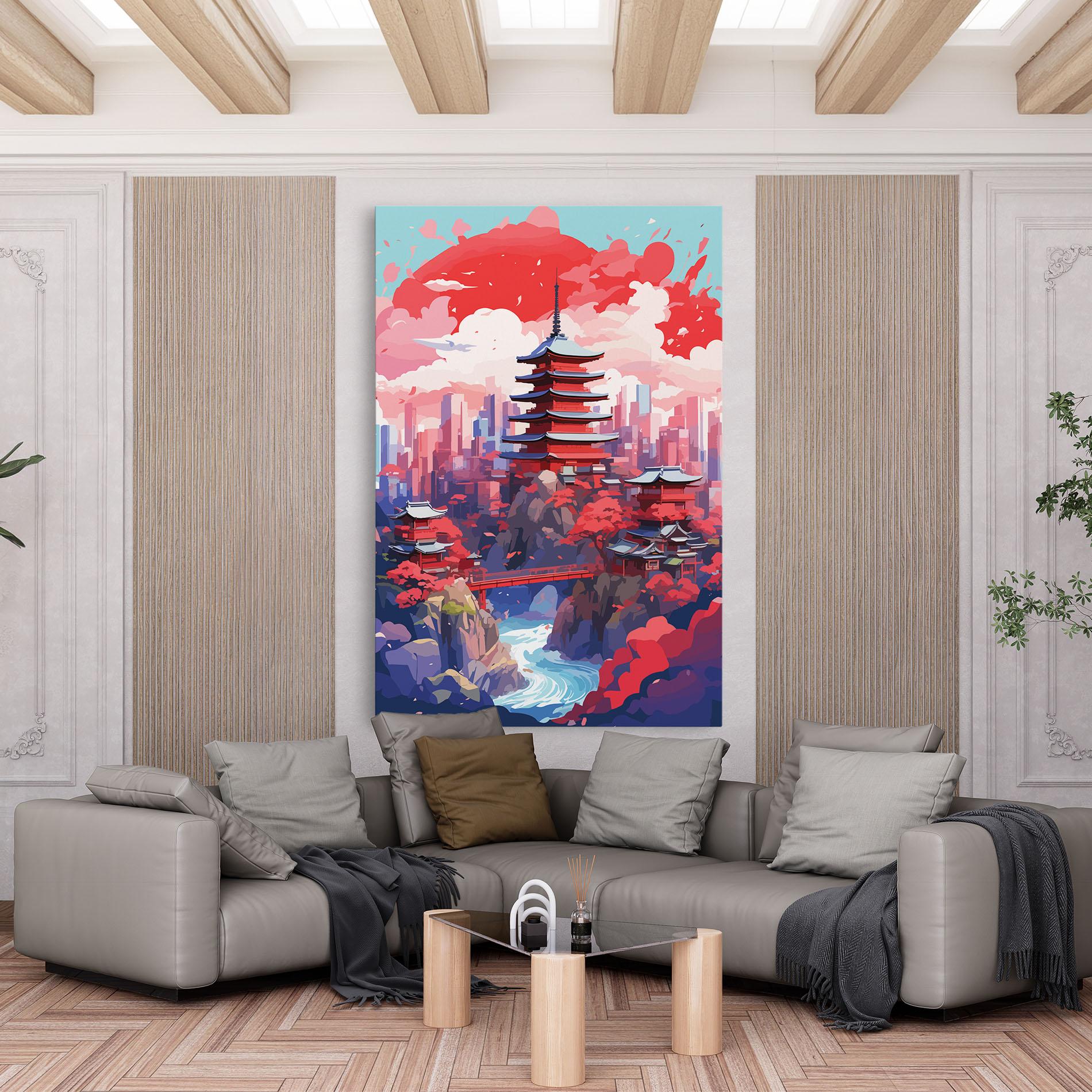 Leinwandbild City Style Art mockup 6