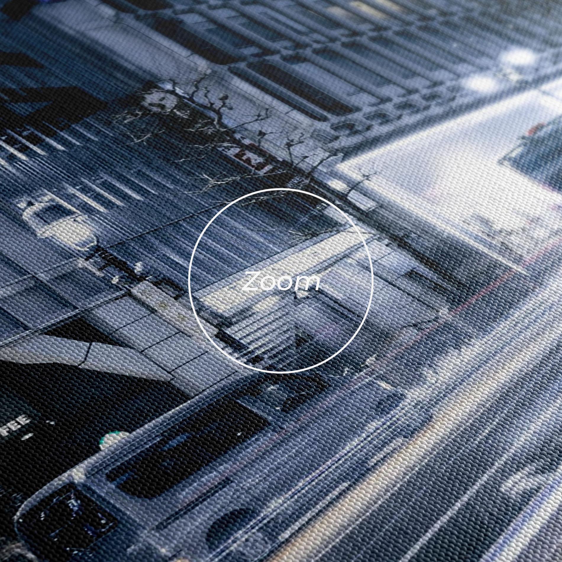 Leinwandbild Road Traffic mockup 3