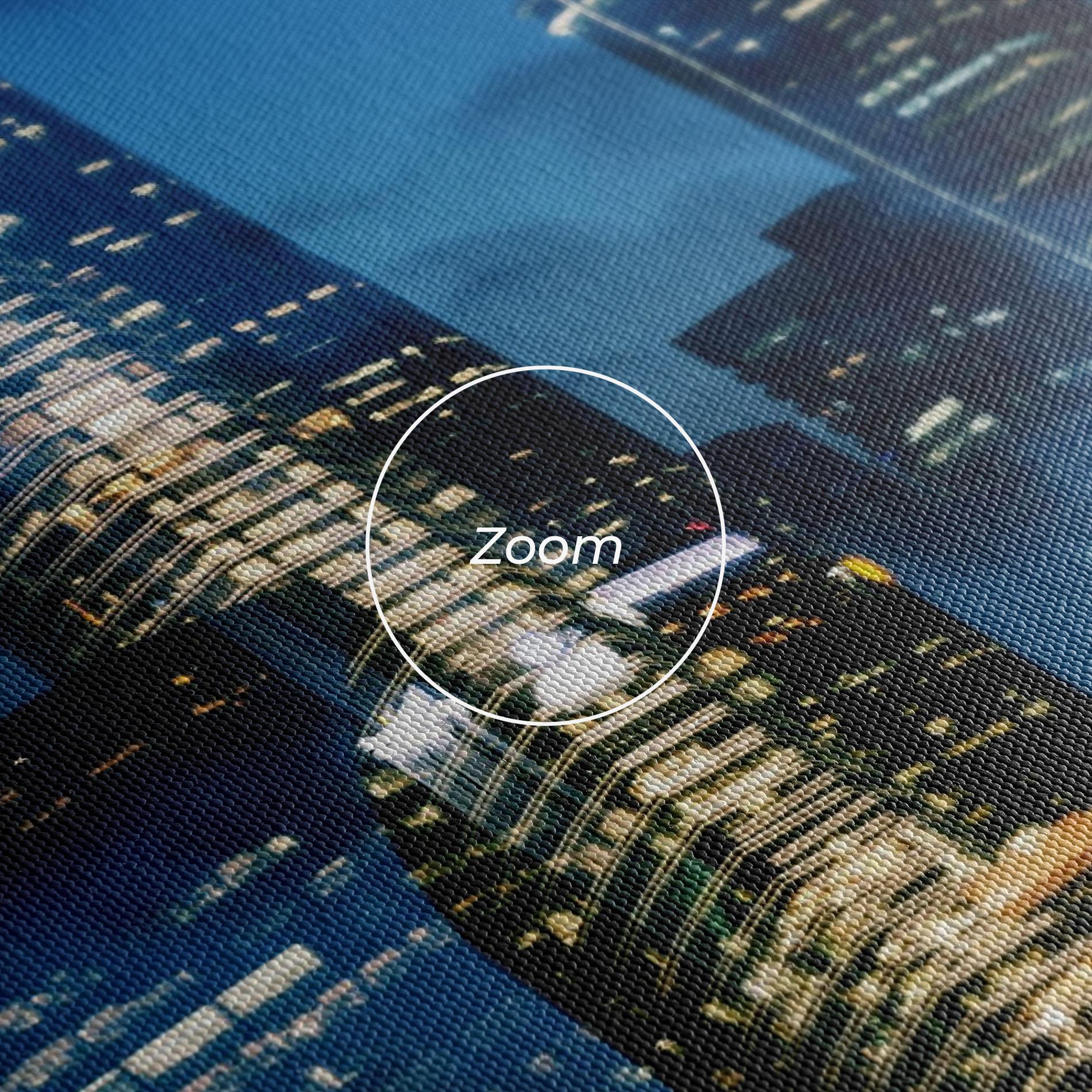 Leinwandbild Singapore Night mockup 3