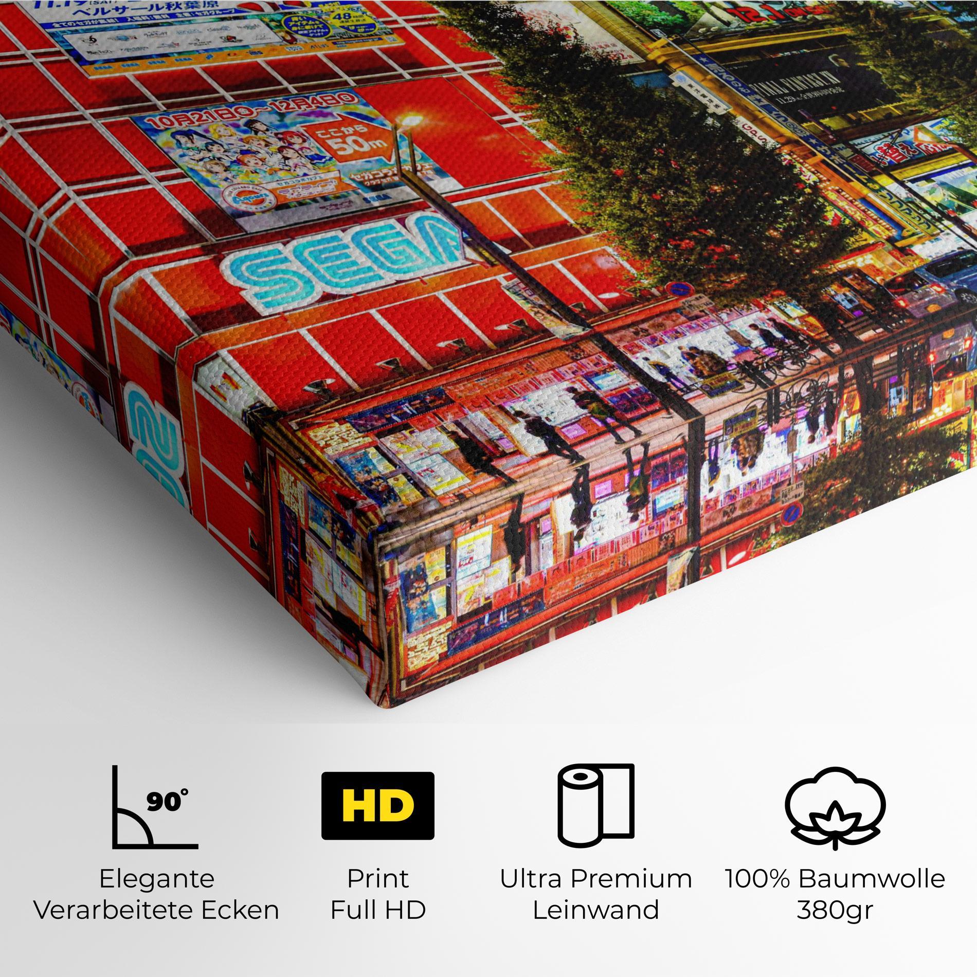 Leinwandbild Akihabara Night mockup 4