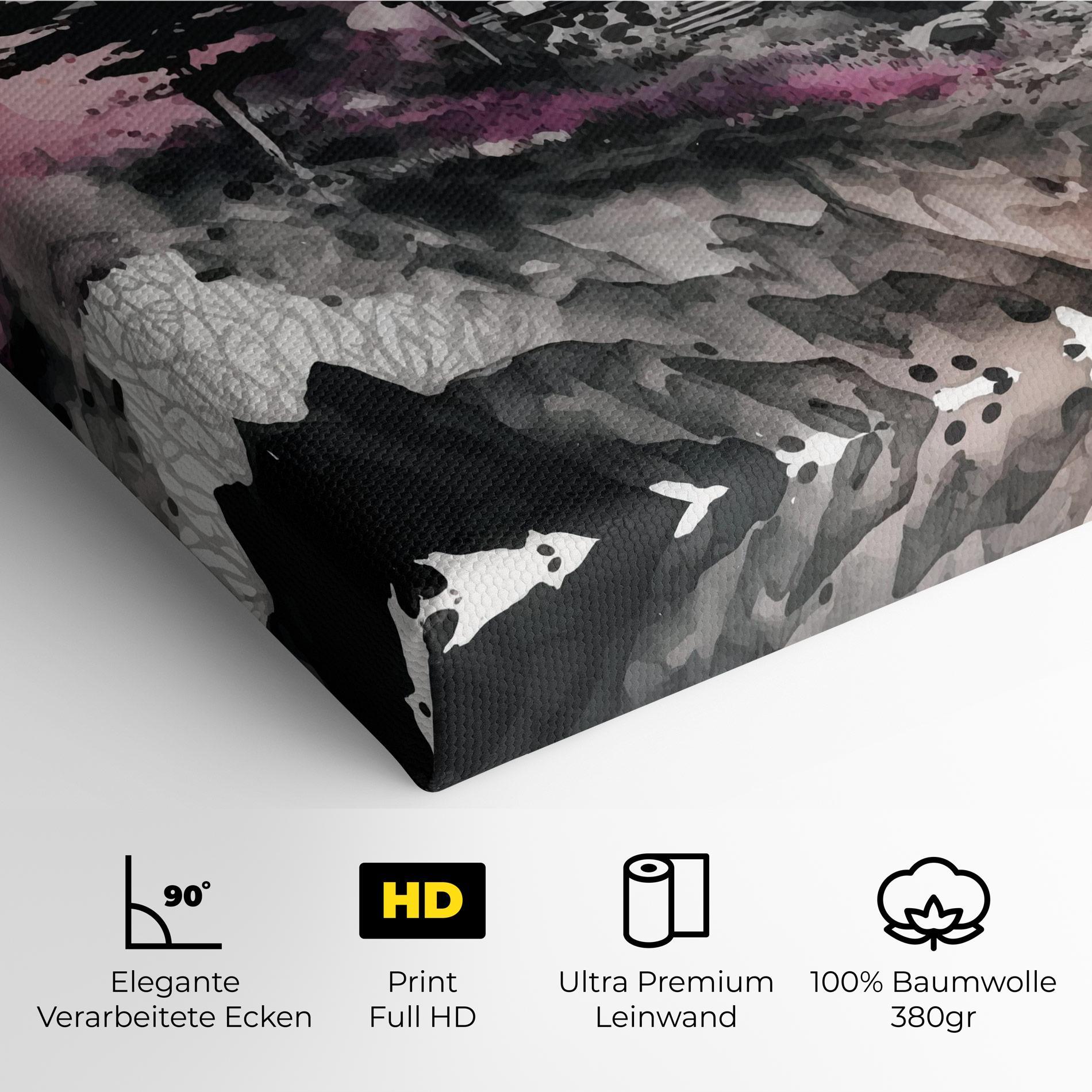 Leinwandbild Japanese Temple Art mockup 4