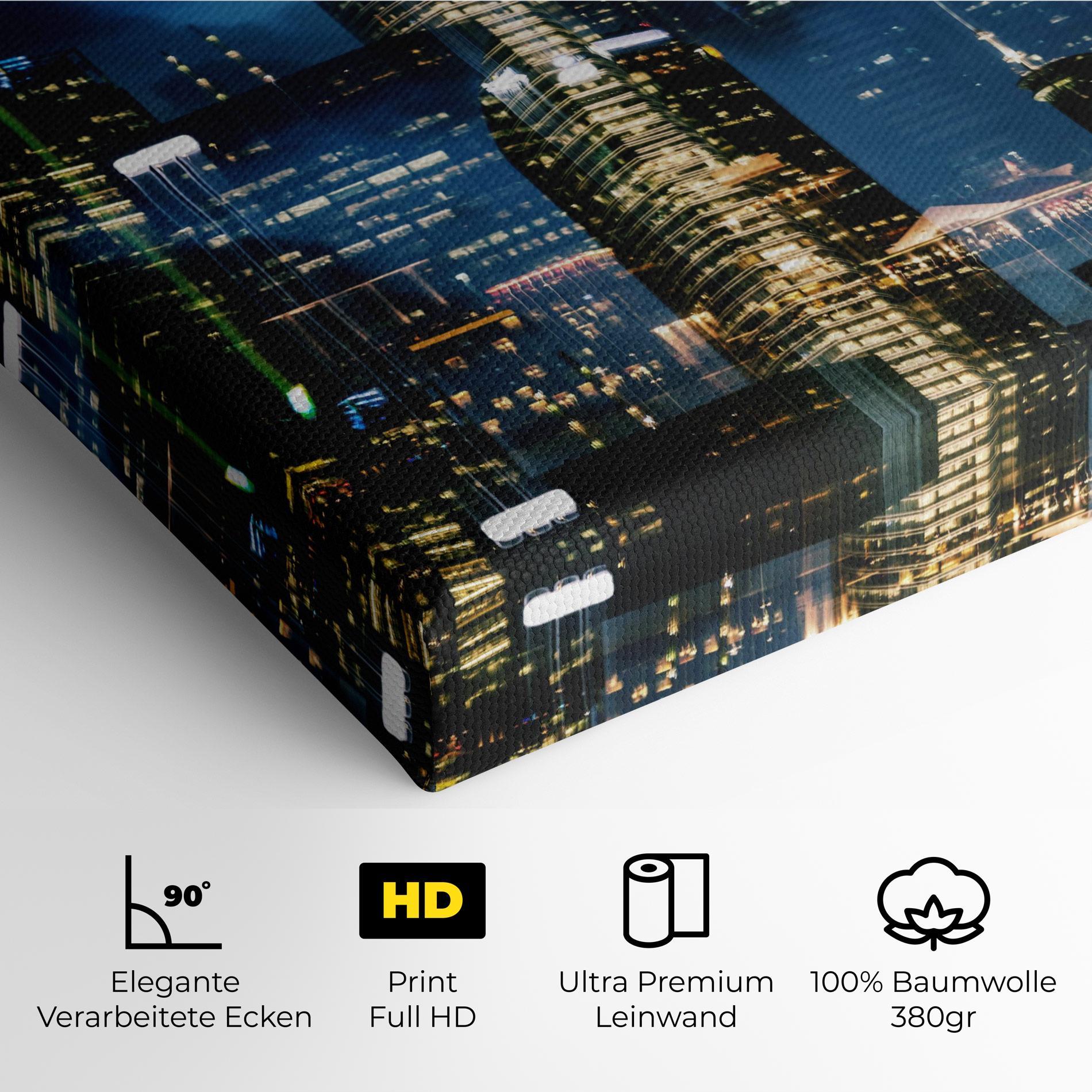 Leinwandbild Singapore Night mockup 4