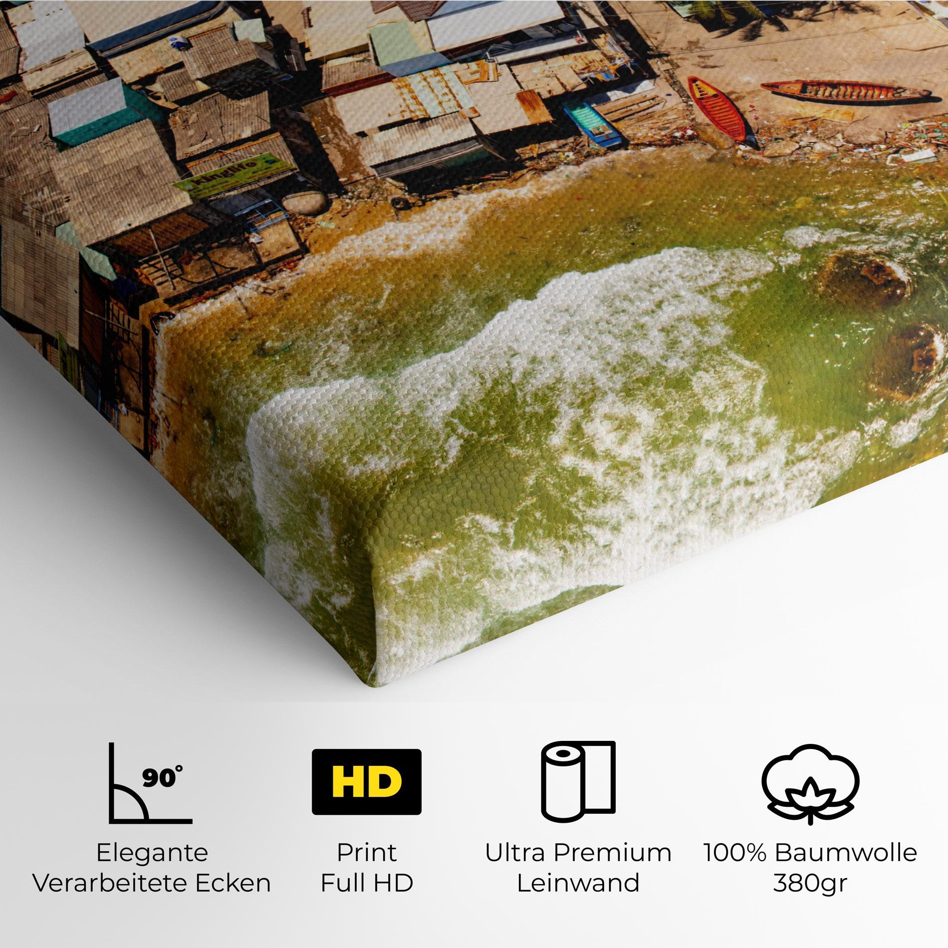 Leinwandbild Vietnam Slums mockup 4