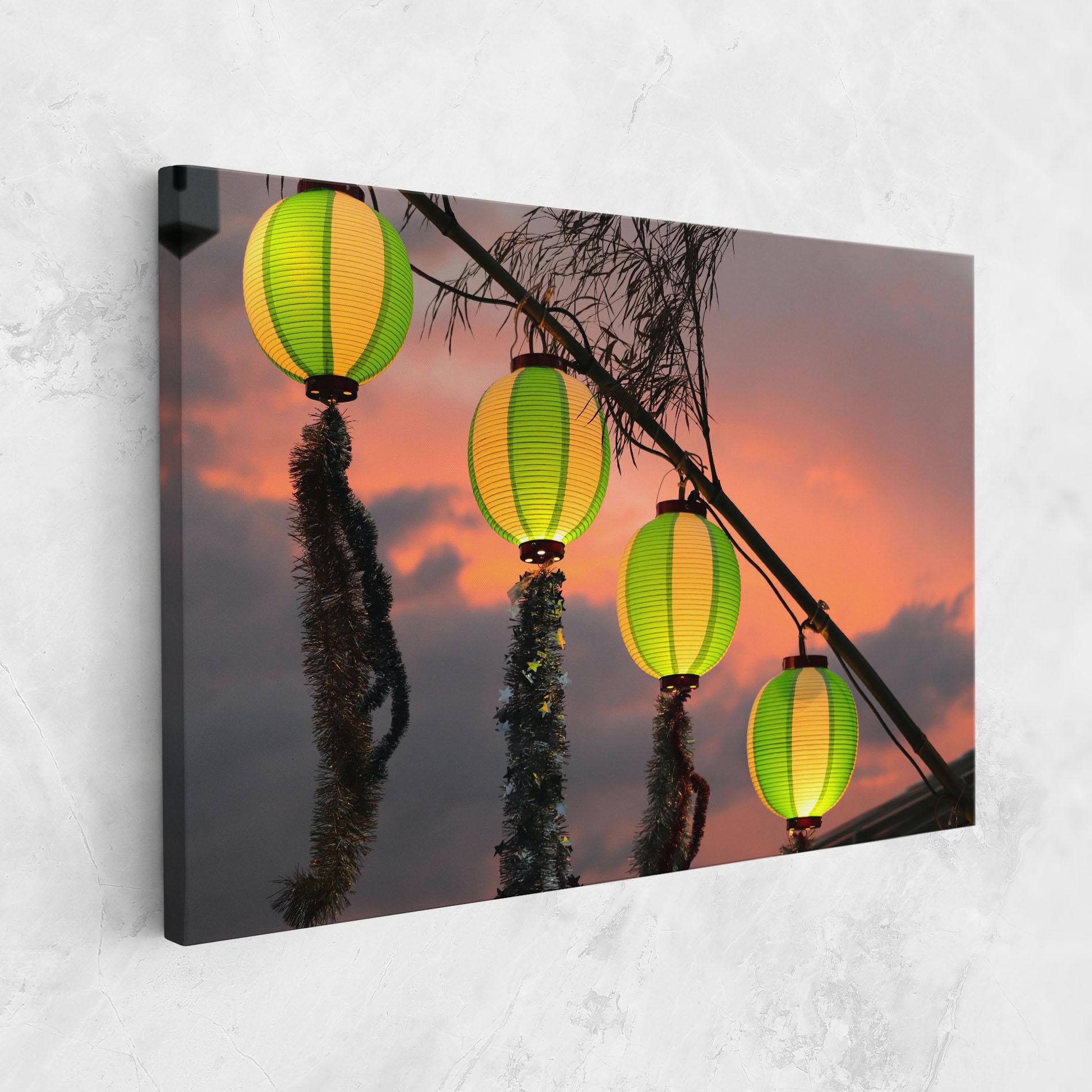 Leinwandbild Green Lights mockup 1