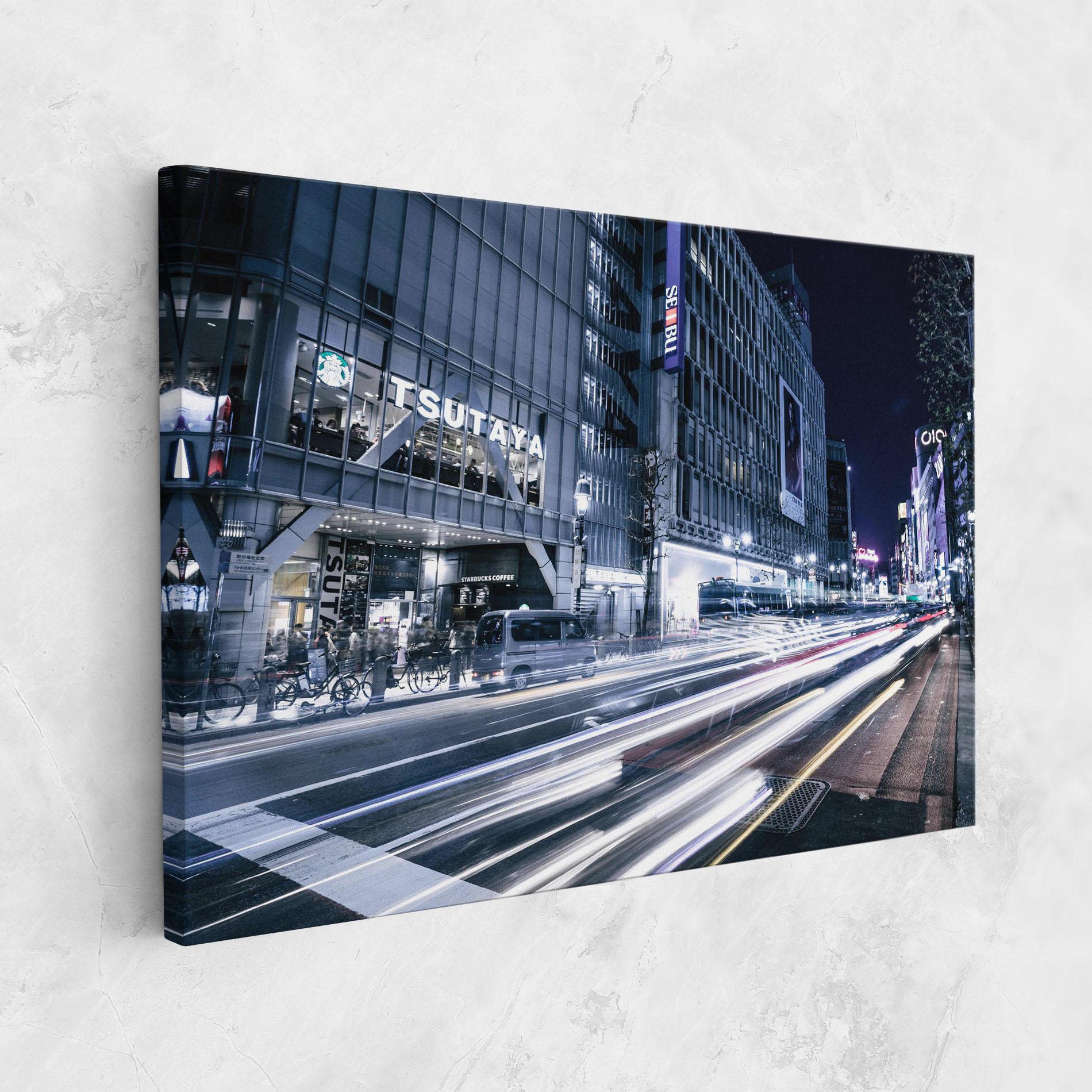 Leinwandbild Road Traffic mockup 1