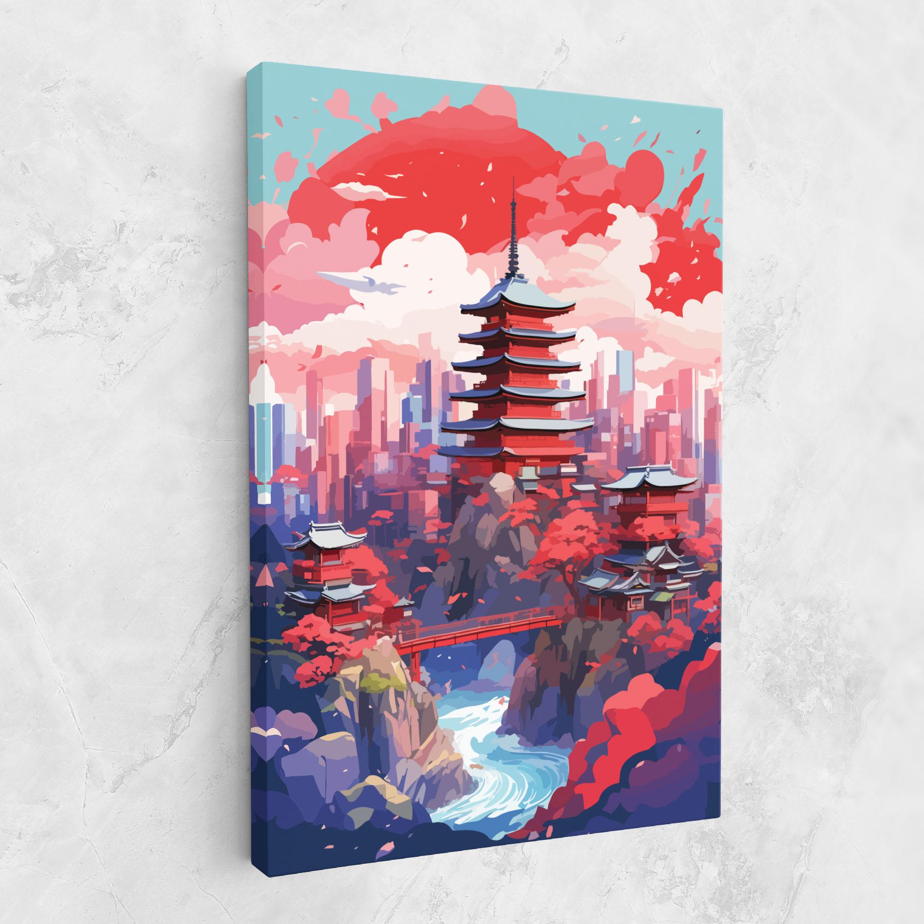 Leinwandbild City Style Art mockup 1