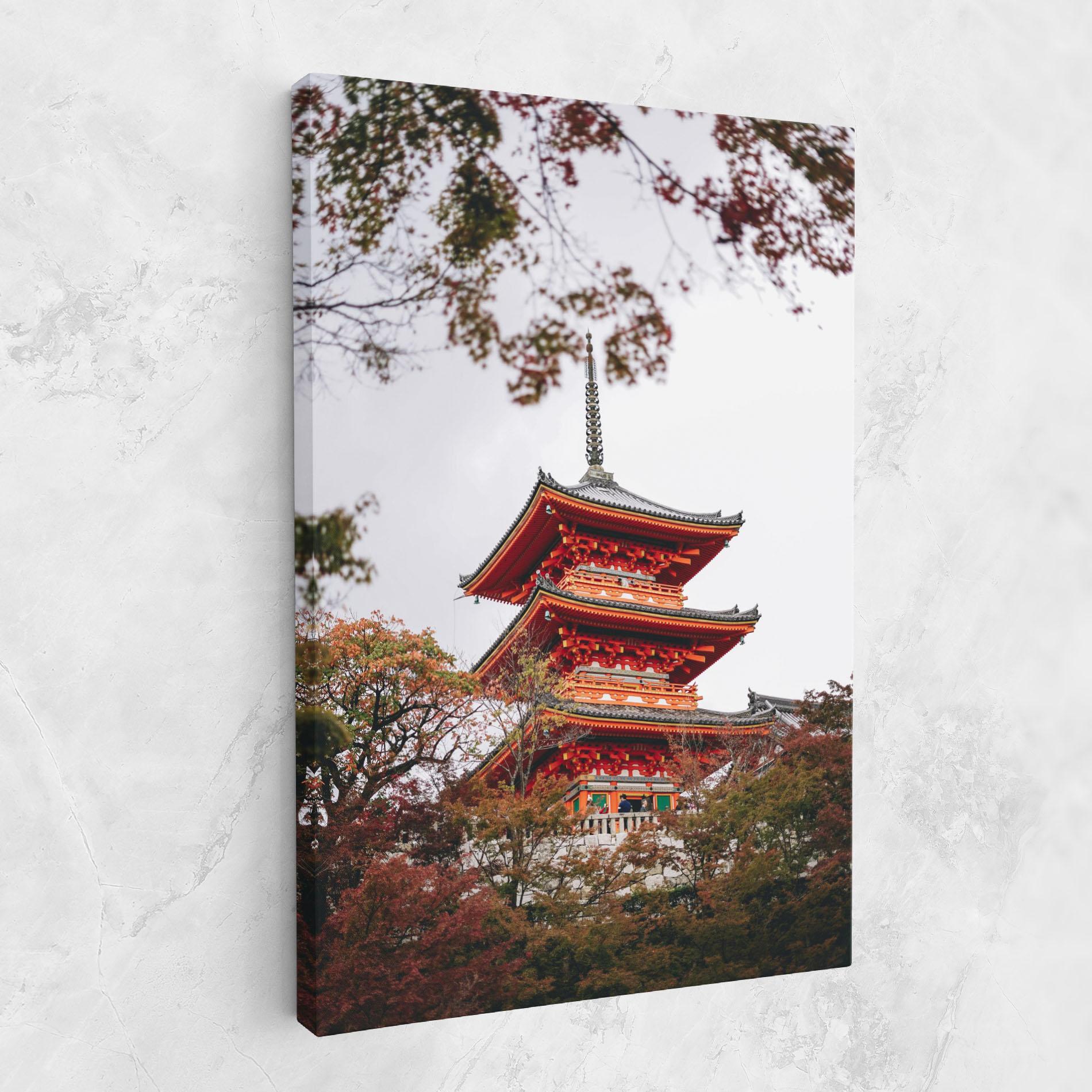 Leinwandbild Kiyomizu Dera mockup 1