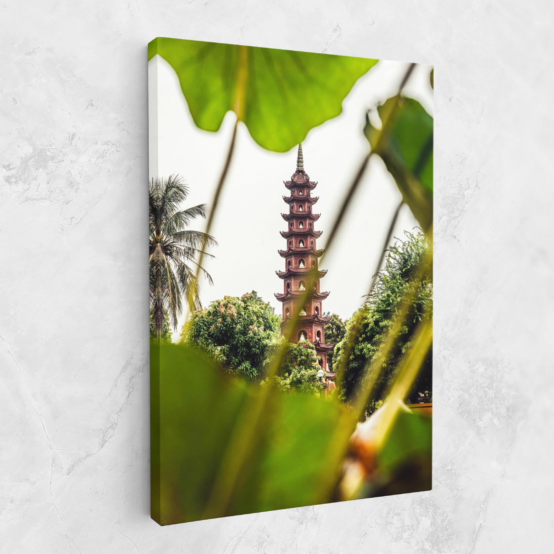 Leinwandbild Tran Quoc Pagoda mockup 1