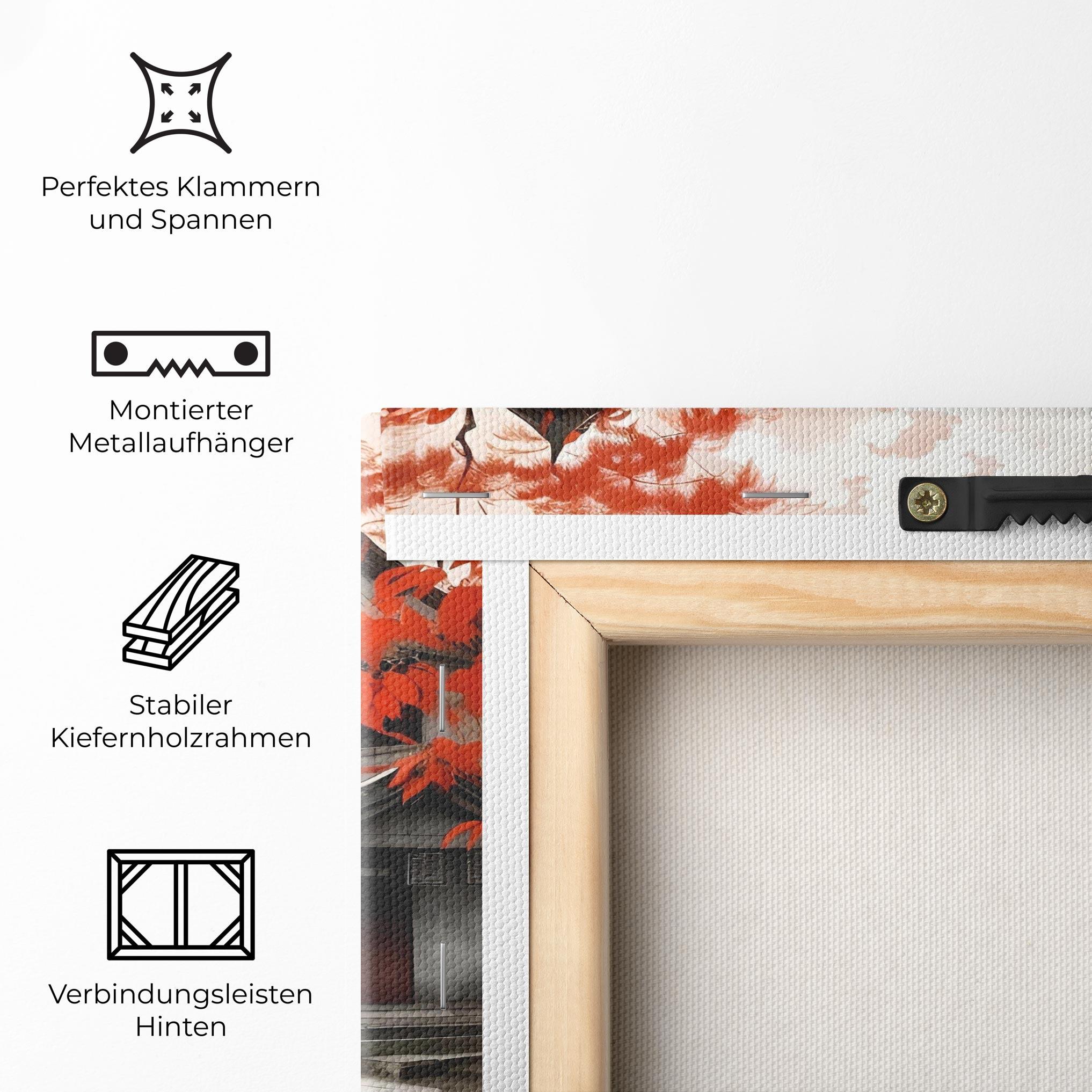 Leinwandbild Architecture Reflections mockup 5