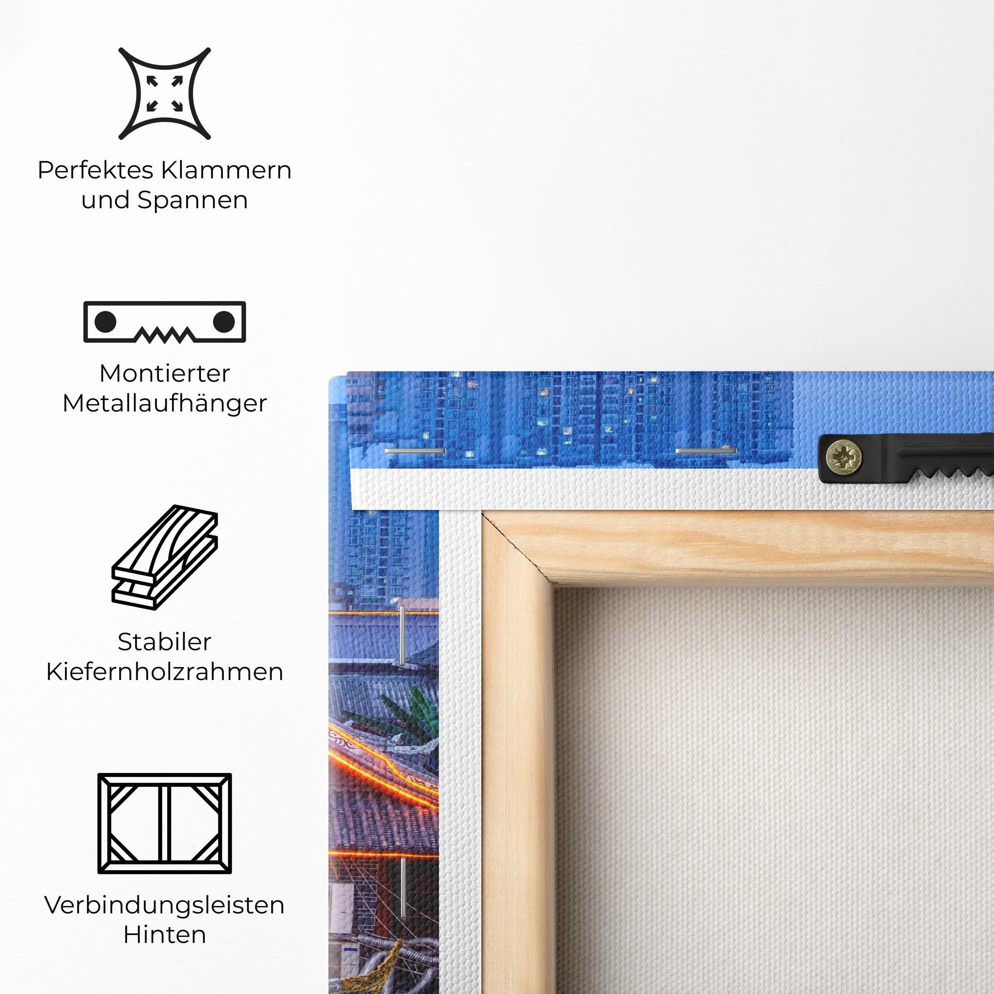 Leinwandbild Chengdu China mockup 5