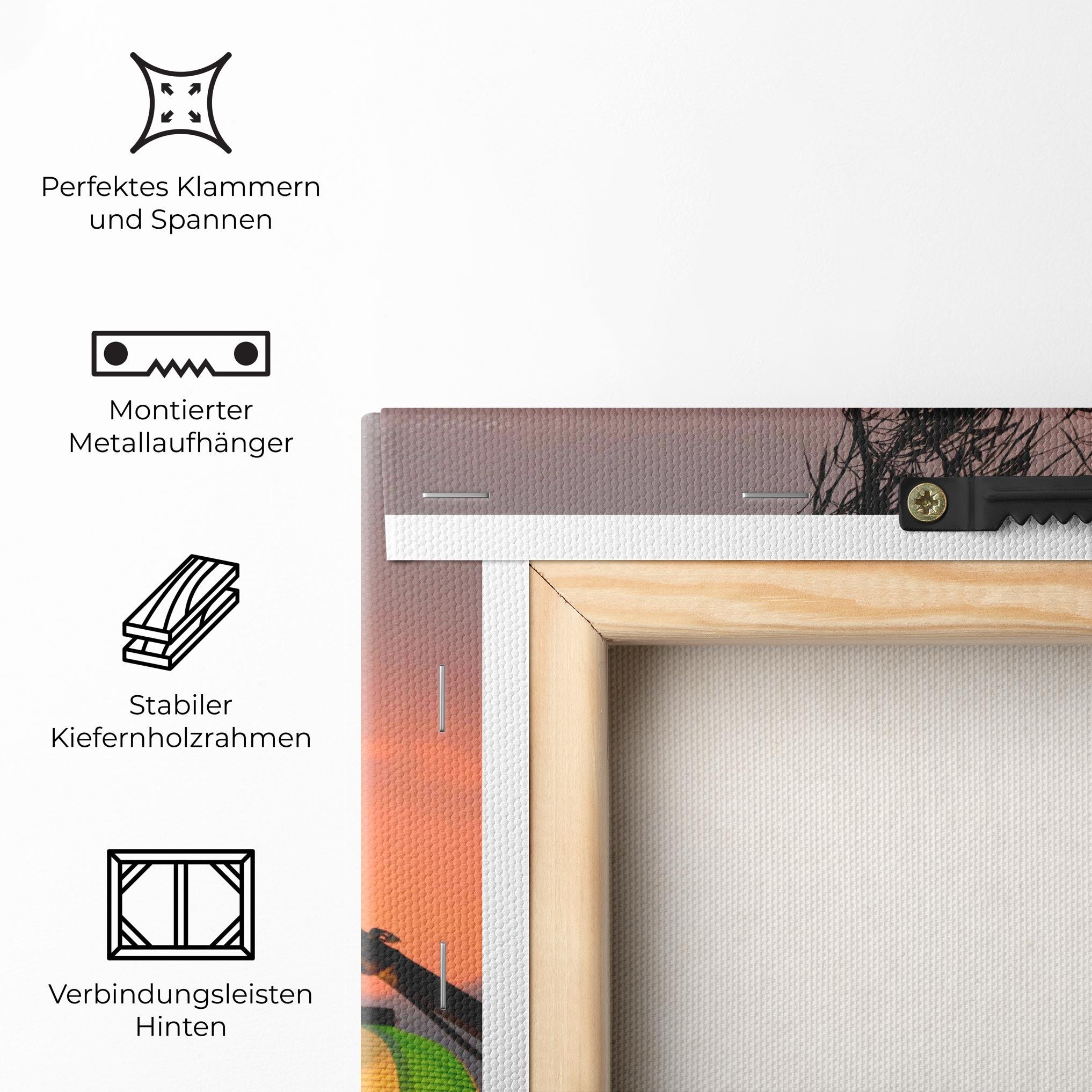 Leinwandbild Green Lights mockup 5