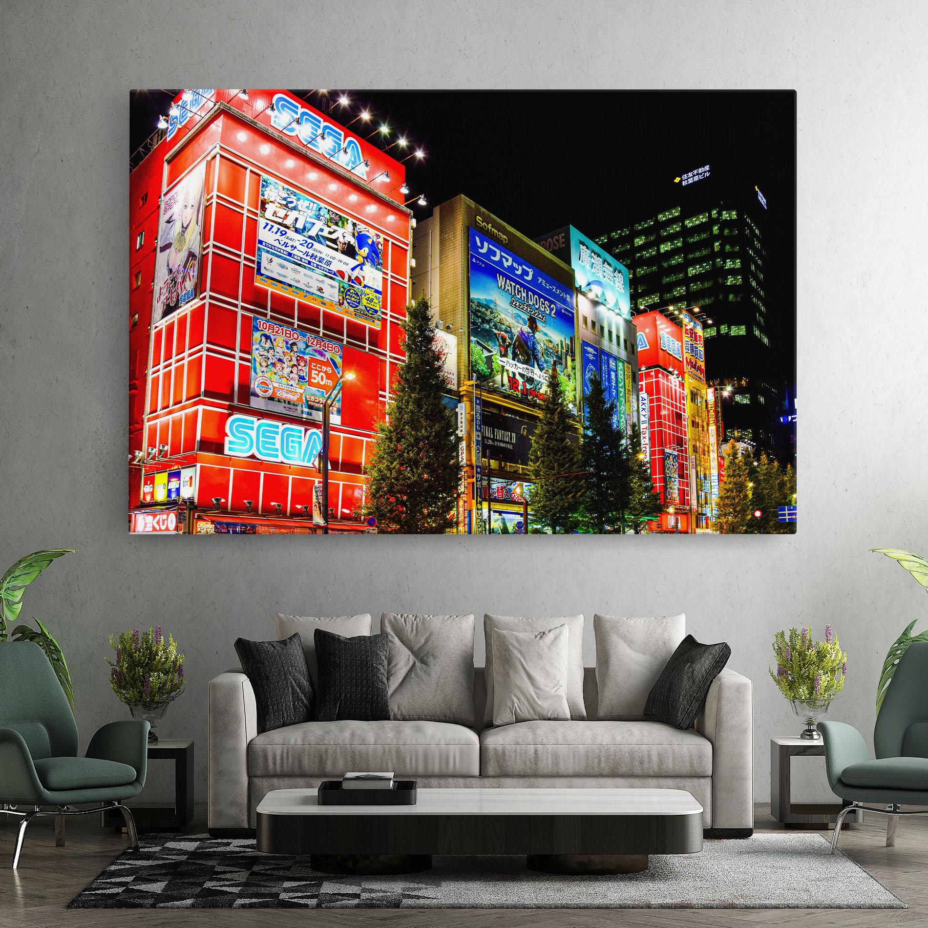 Leinwandbild Akihabara Night mockup 7