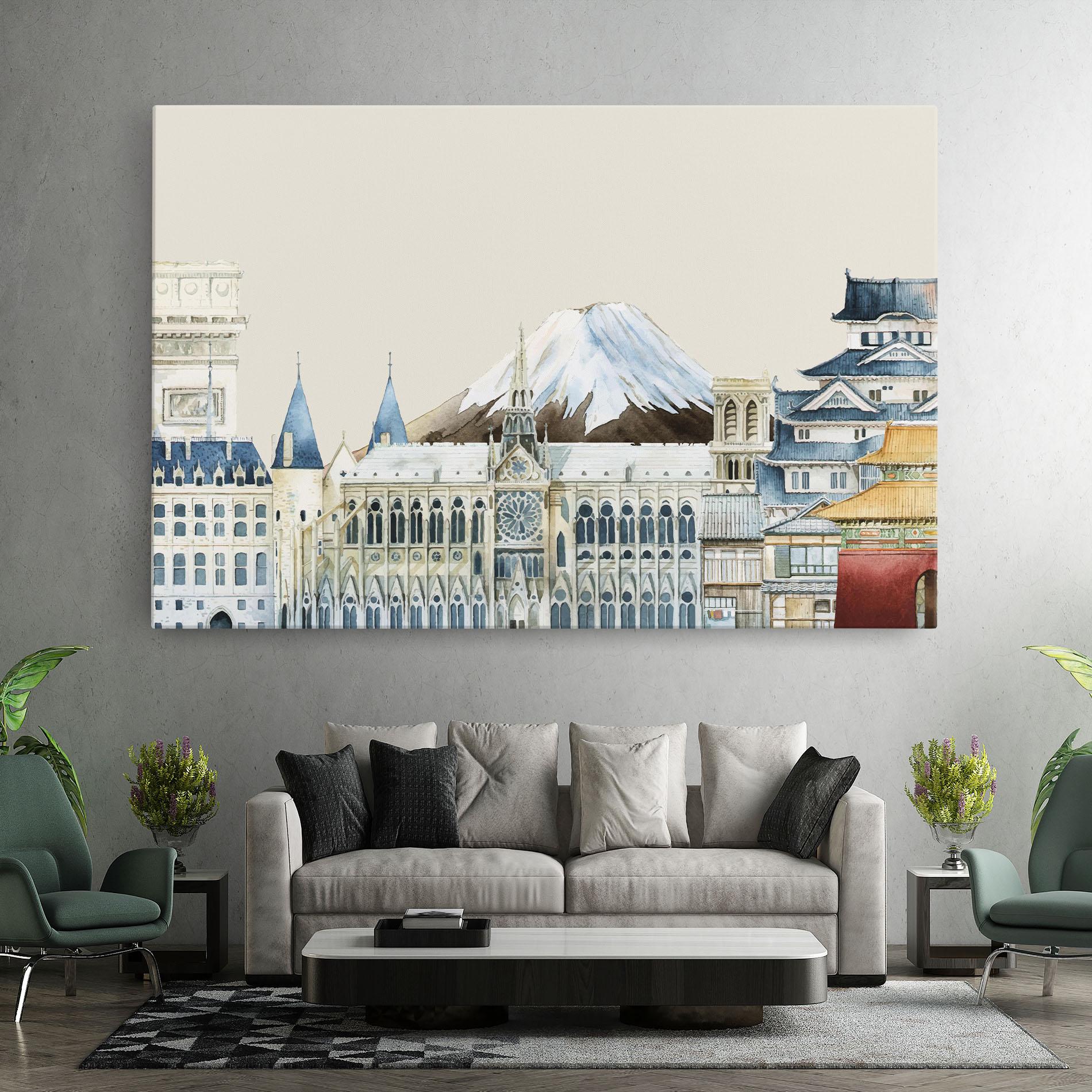 Leinwandbild City Mix mockup 7