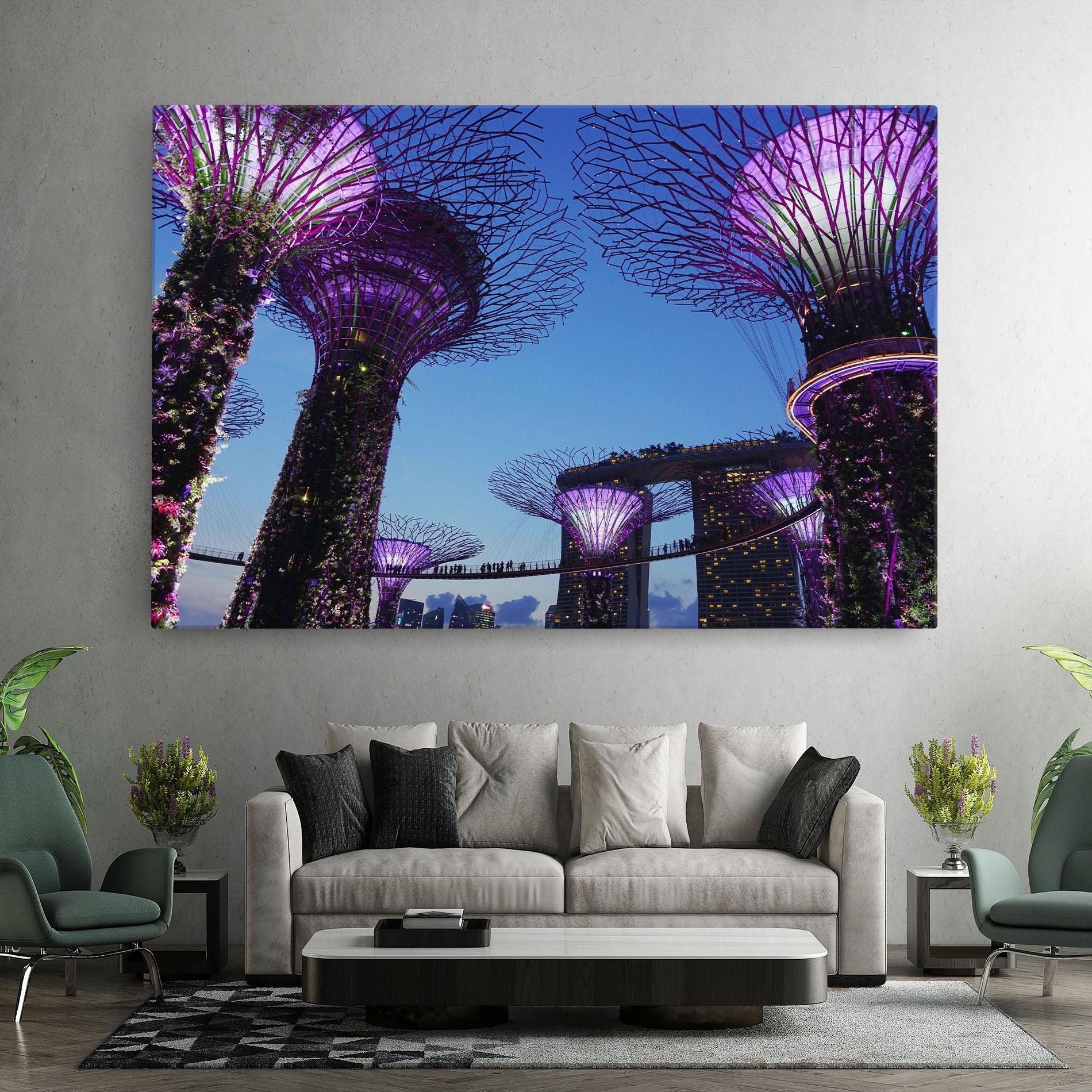 Leinwandbild Gardens By The Bay mockup 7