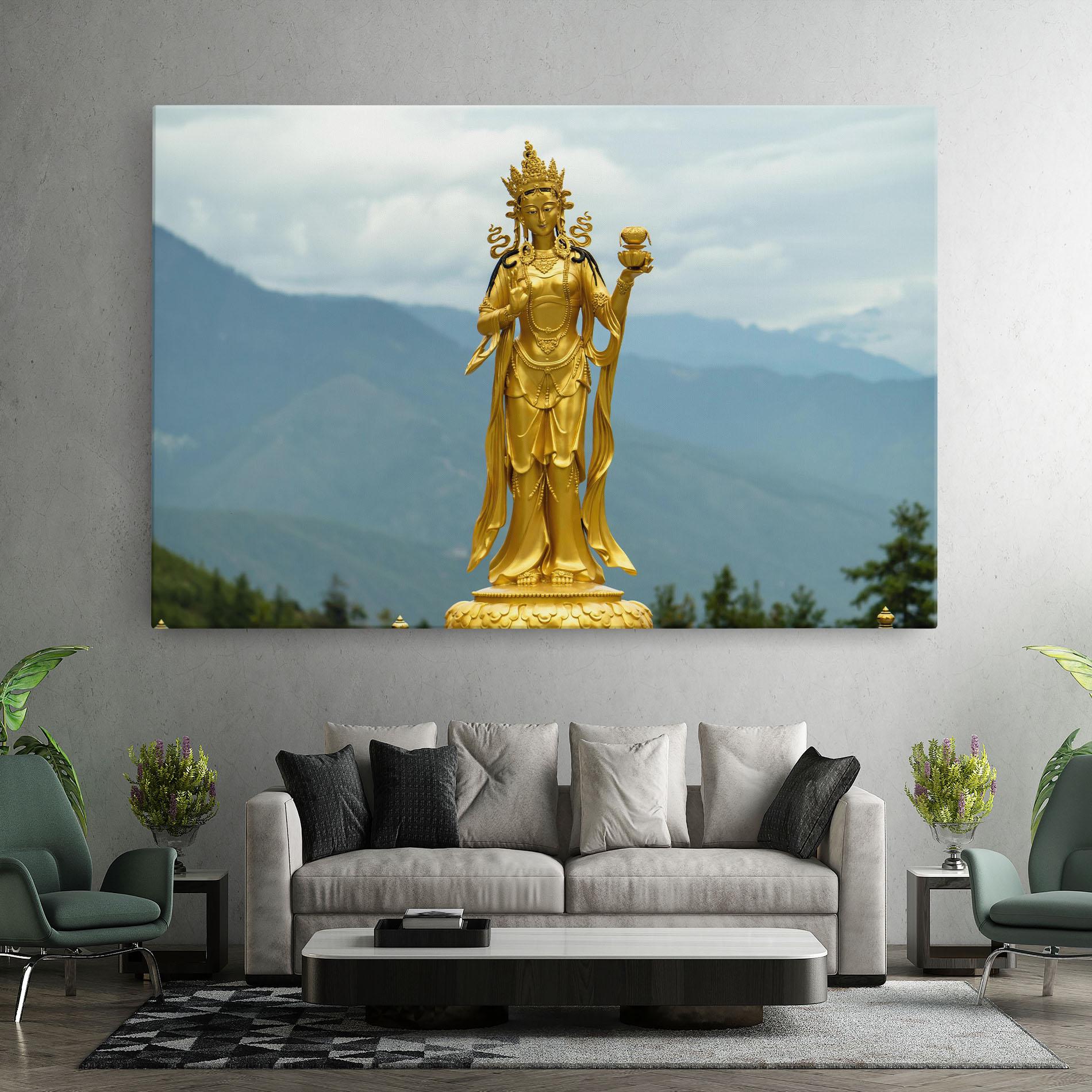Leinwandbild Golden Tara mockup 7