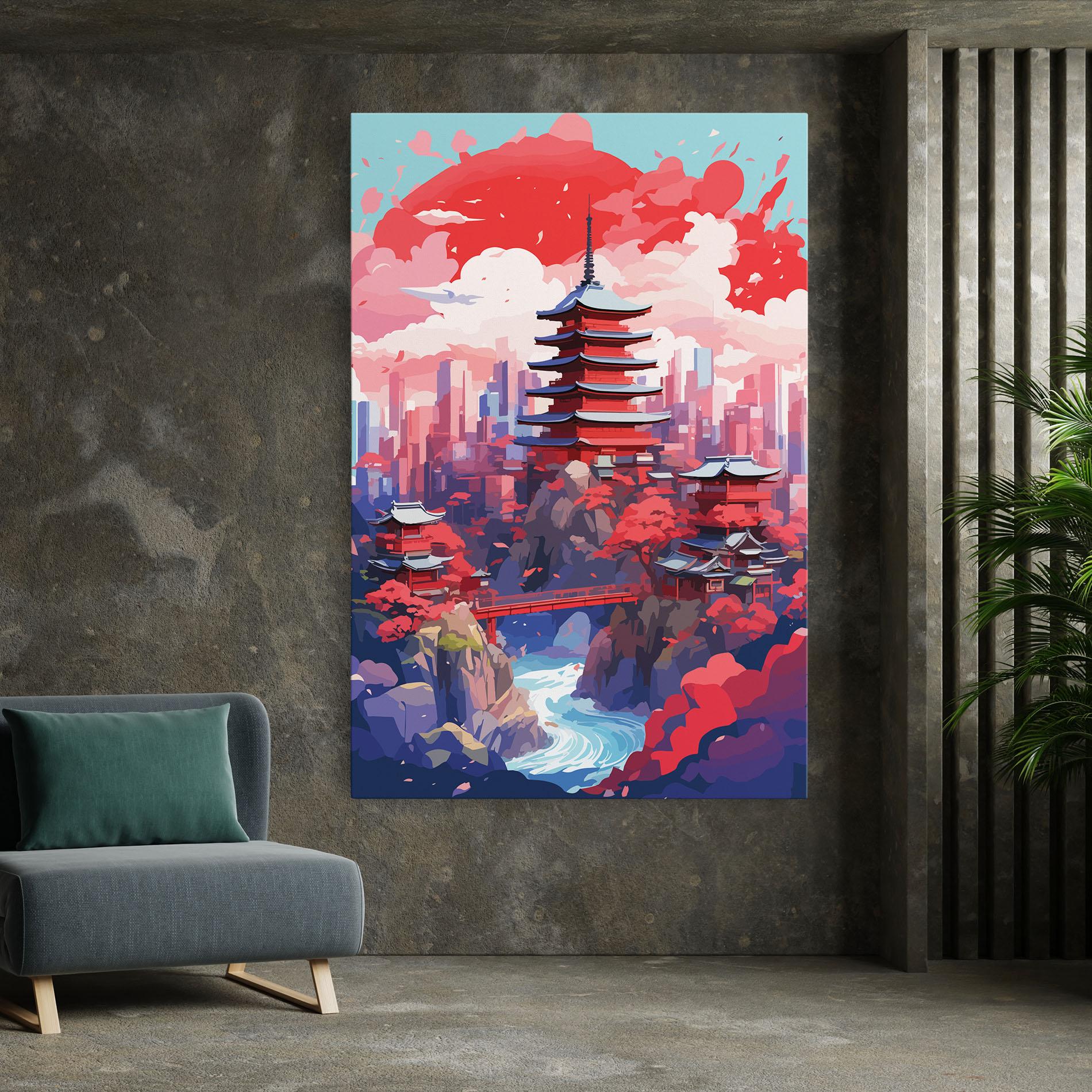 Leinwandbild City Style Art mockup 7