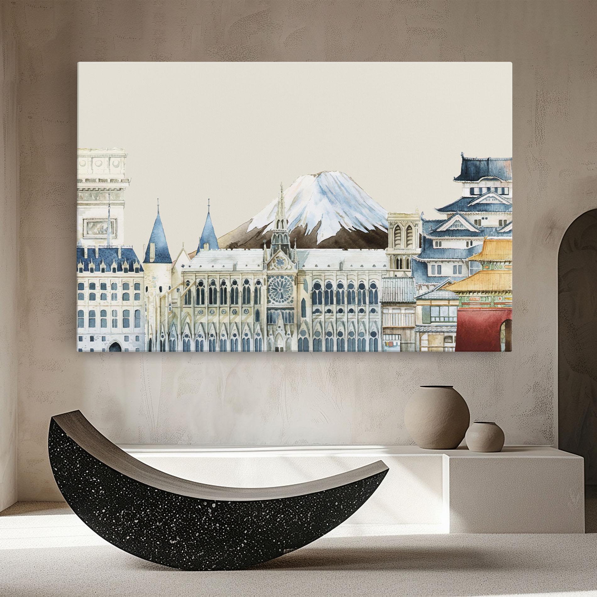 Leinwandbild City Mix mockup 8