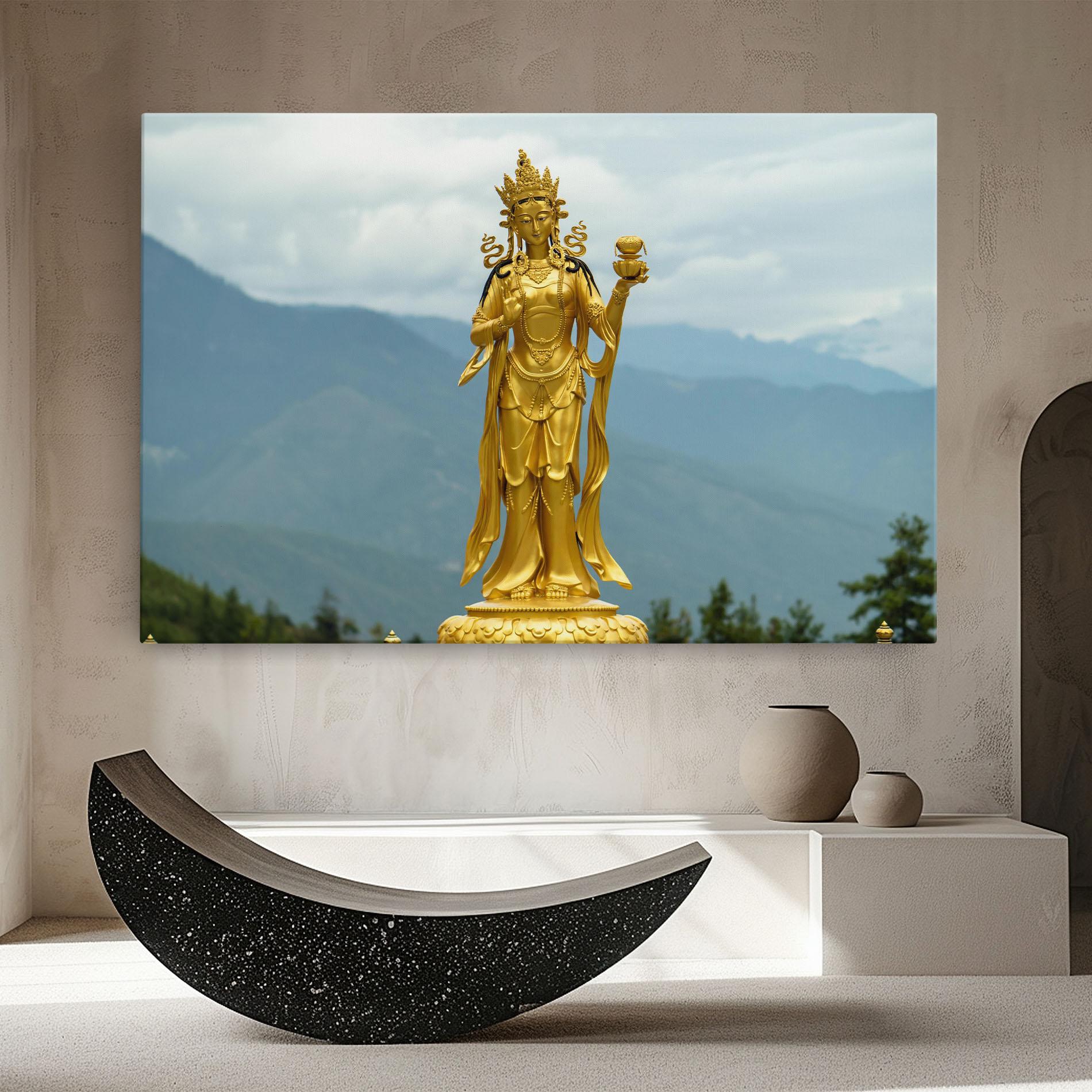 Leinwandbild Golden Tara mockup 8