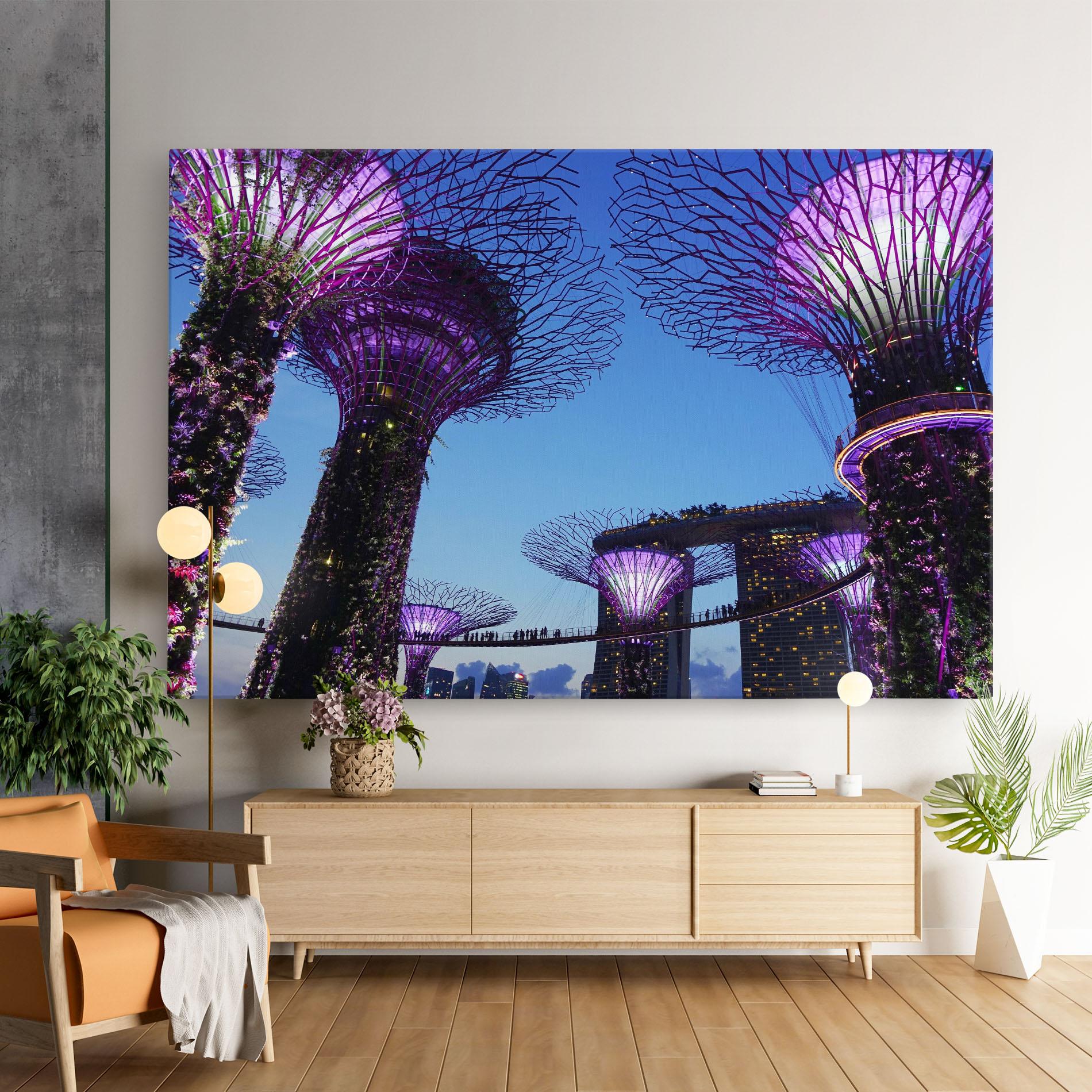 Leinwandbild Gardens By The Bay mockup 9