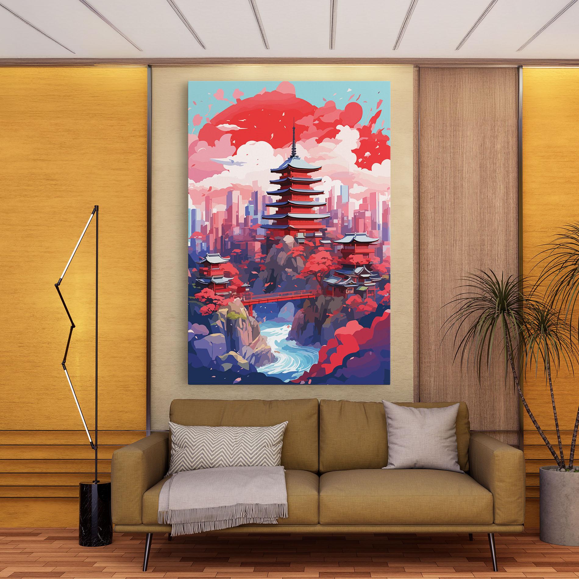 Leinwandbild City Style Art mockup 9