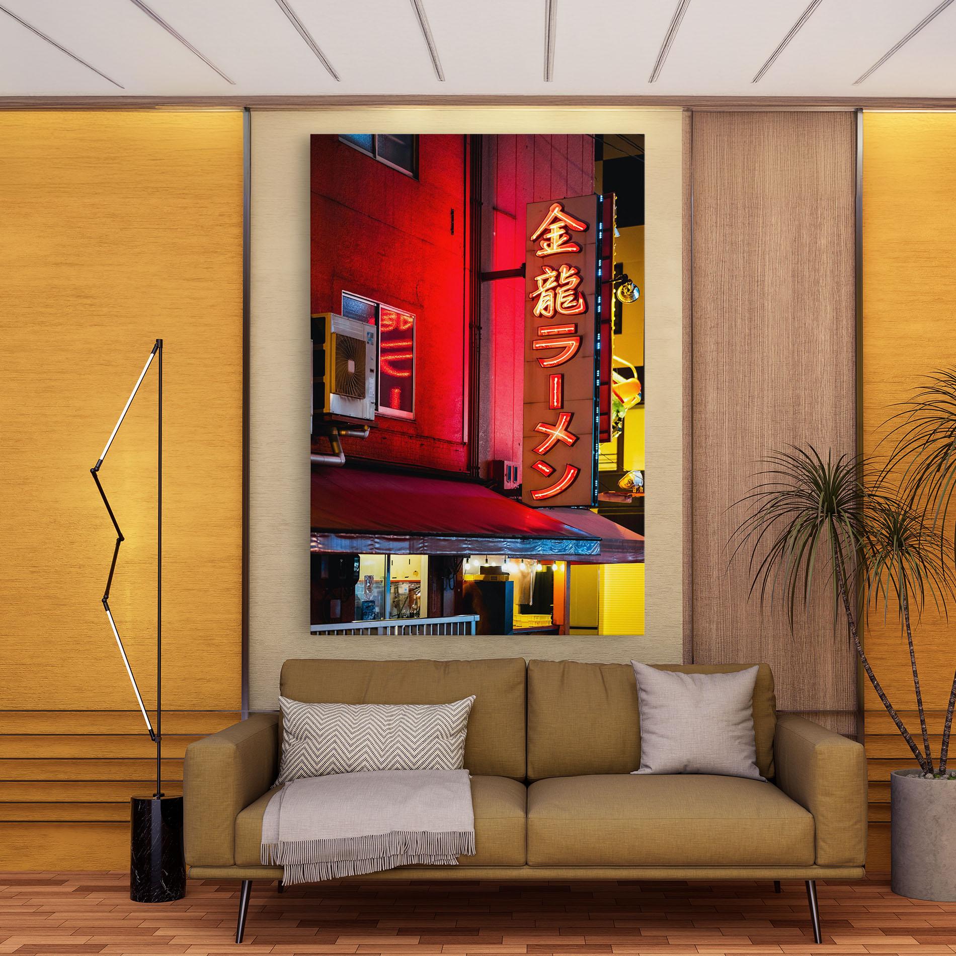 Leinwandbild Ramen Restaurant mockup 9