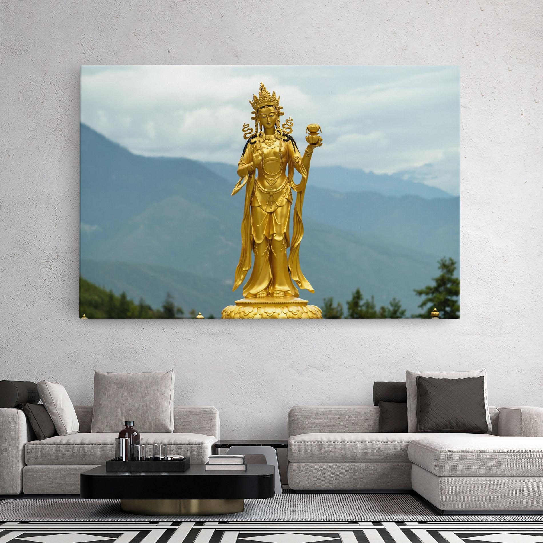 Leinwandbild Golden Tara mockup 2