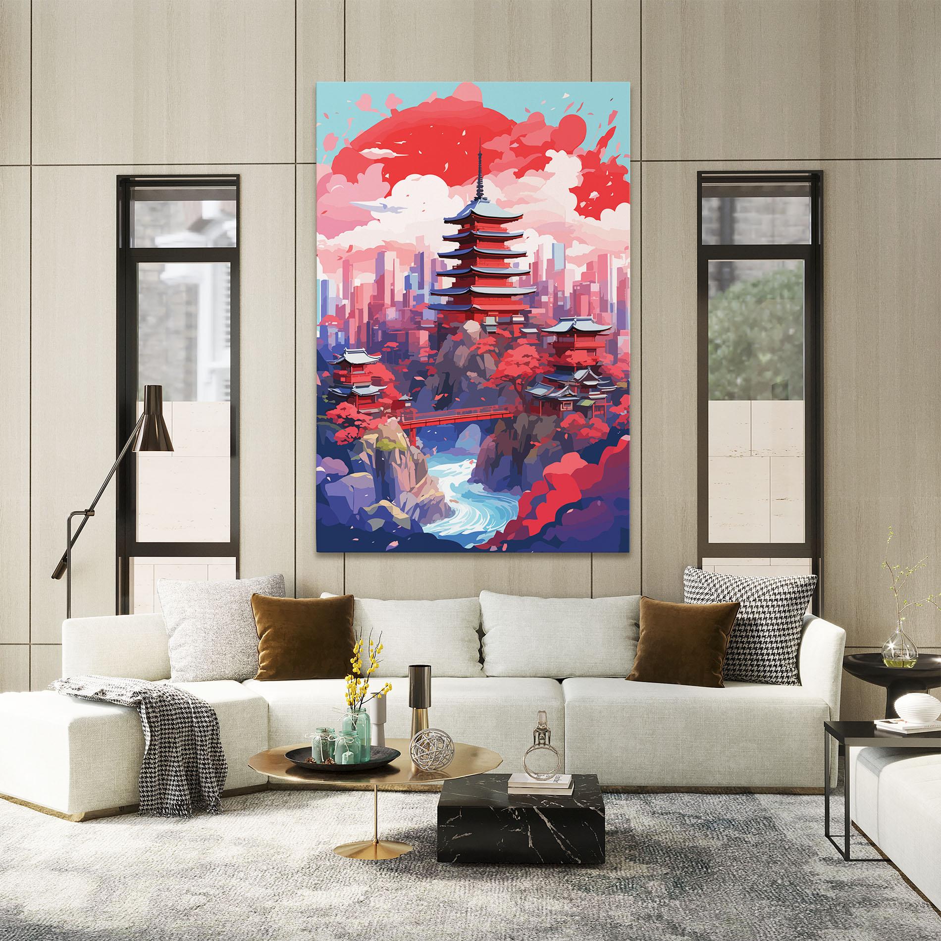 Leinwandbild City Style Art mockup 2