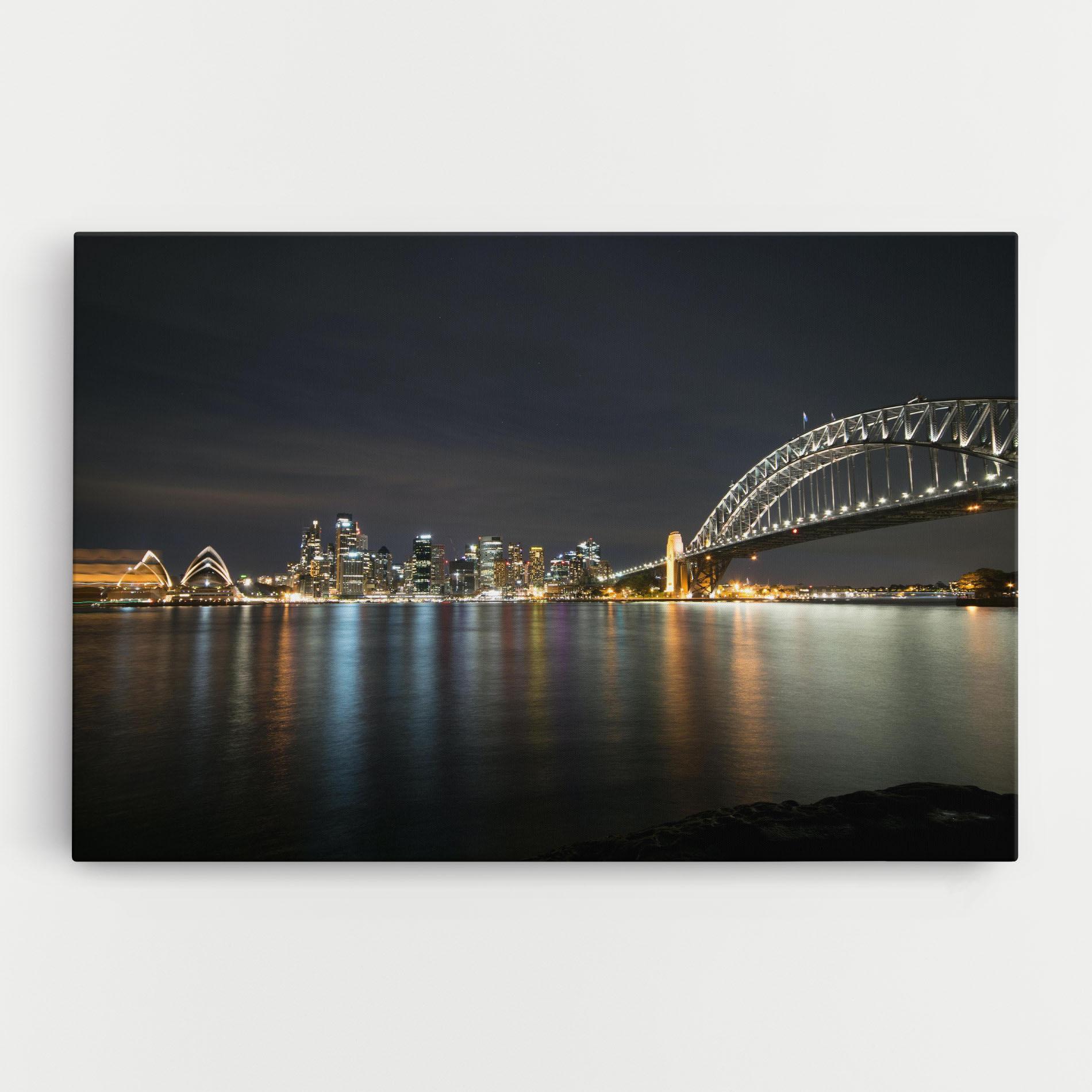 Leinwandbild Harbour Bridge mockup 0