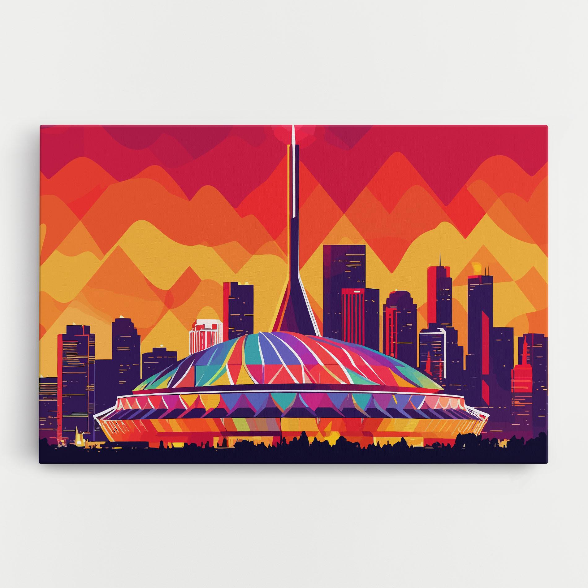 Leinwandbild Olympic Stadium mockup 0