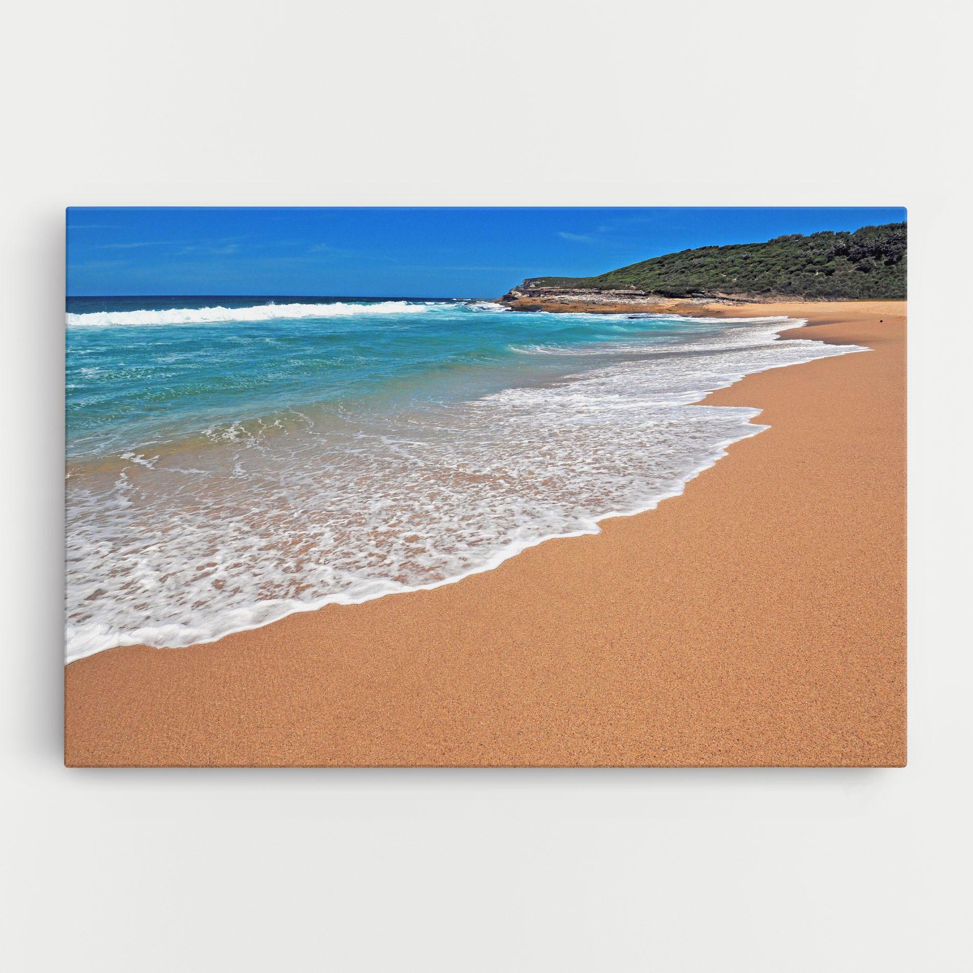 Leinwandbild Pristine Beach mockup 0