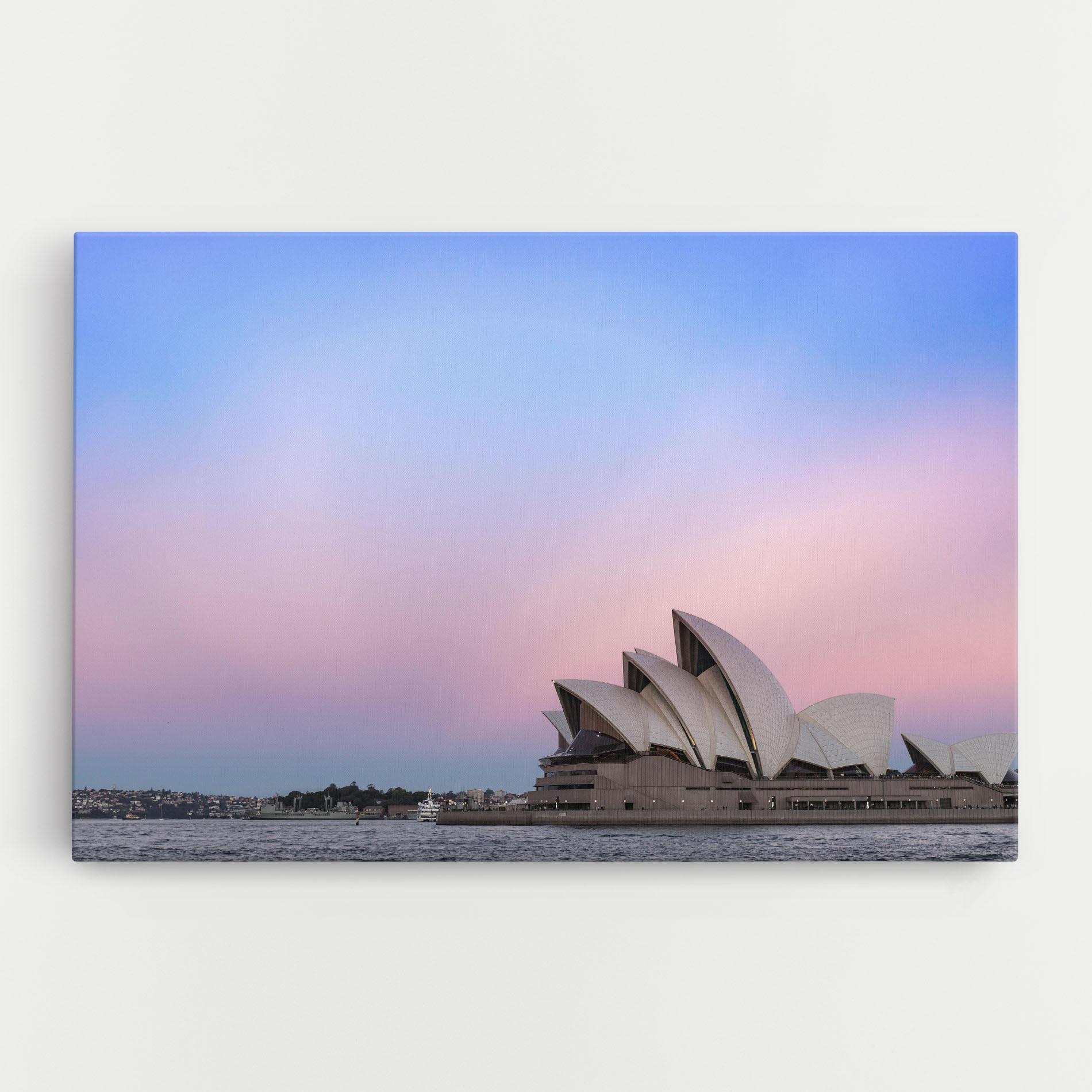 Leinwandbild Sydney Purple Sky mockup 0