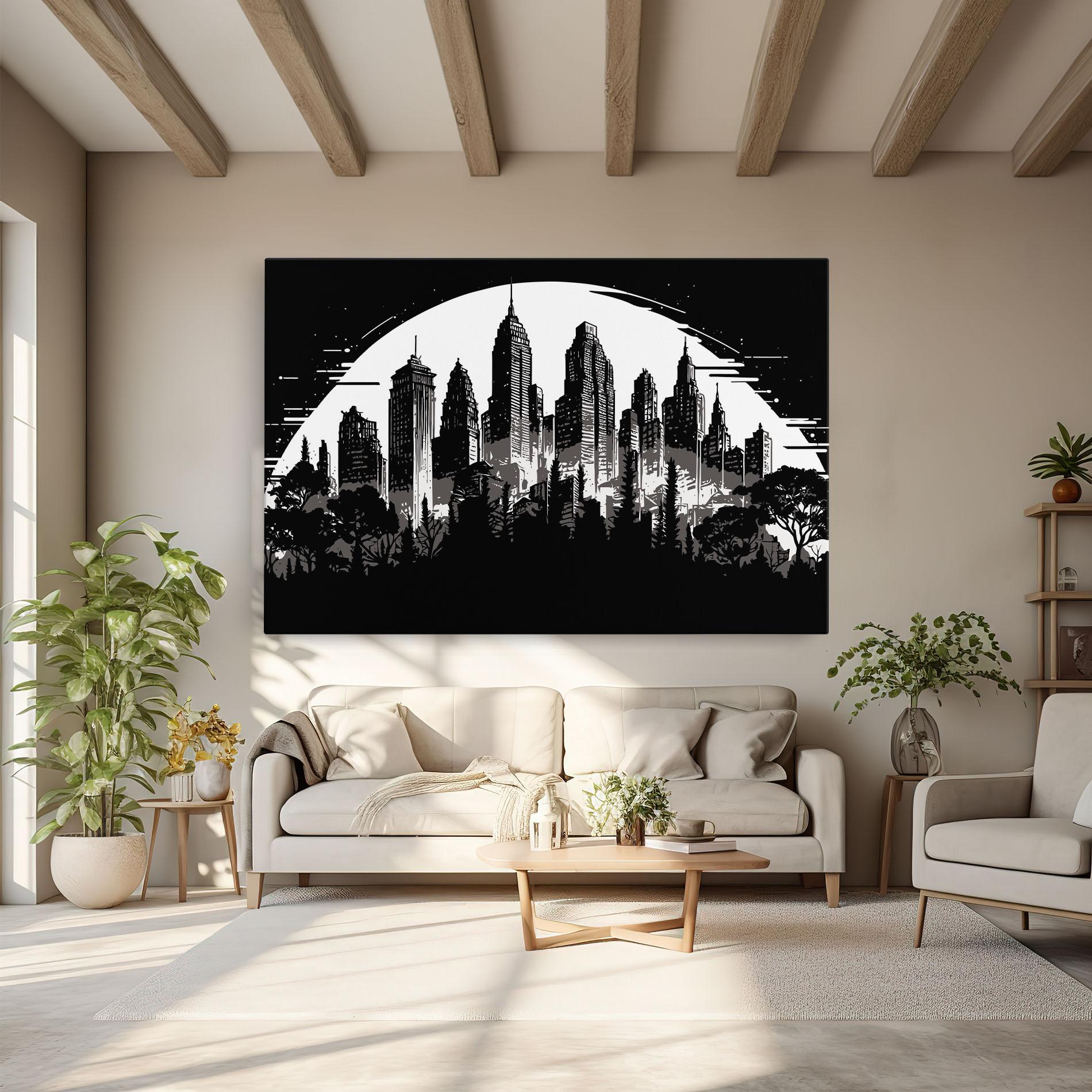 Leinwandbild Australia Moon mockup 6