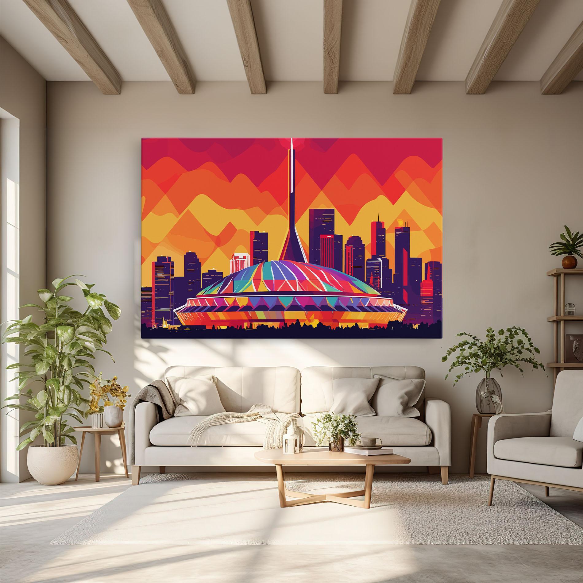 Leinwandbild Olympic Stadium mockup 6