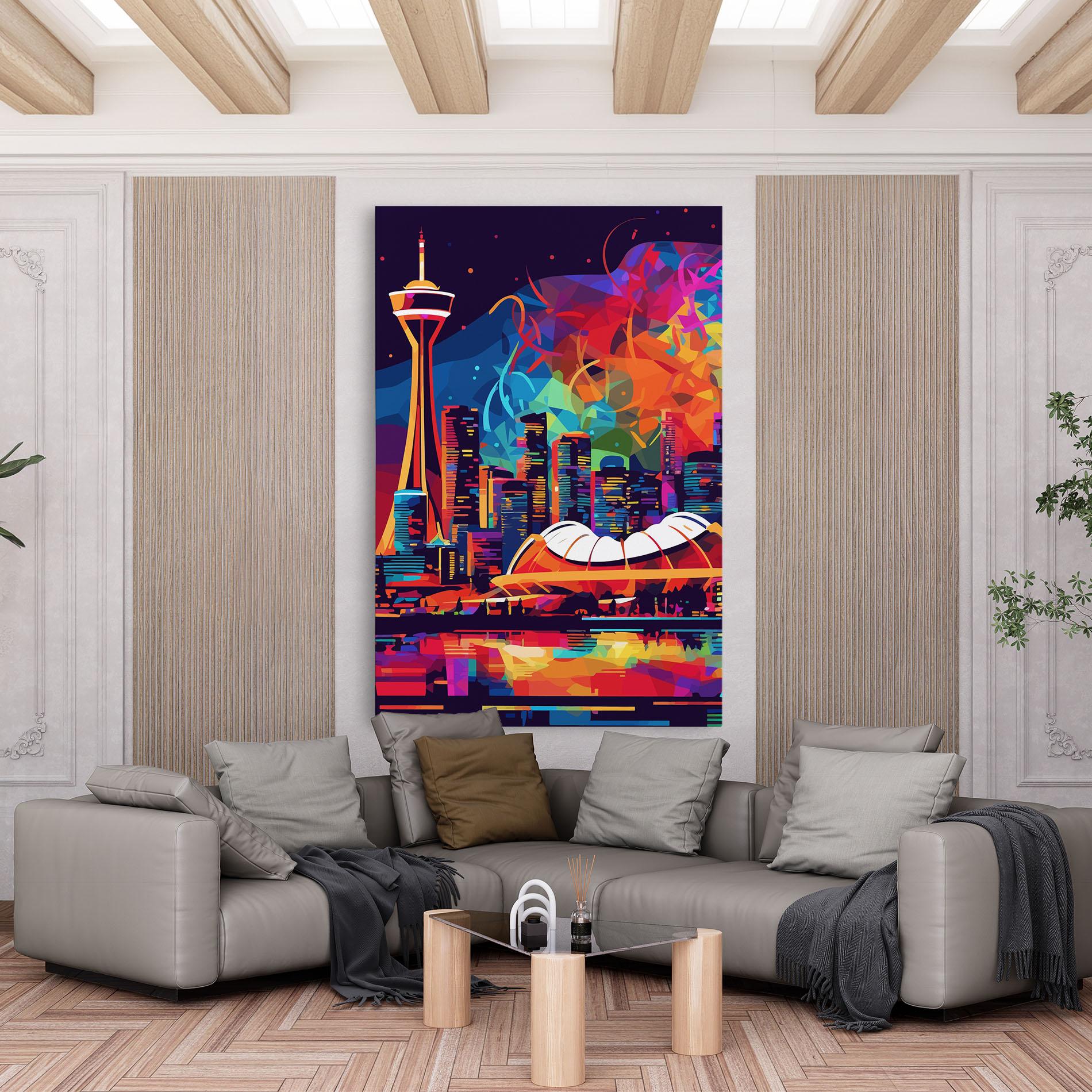 Leinwandbild Olympic Stadium Art mockup 6